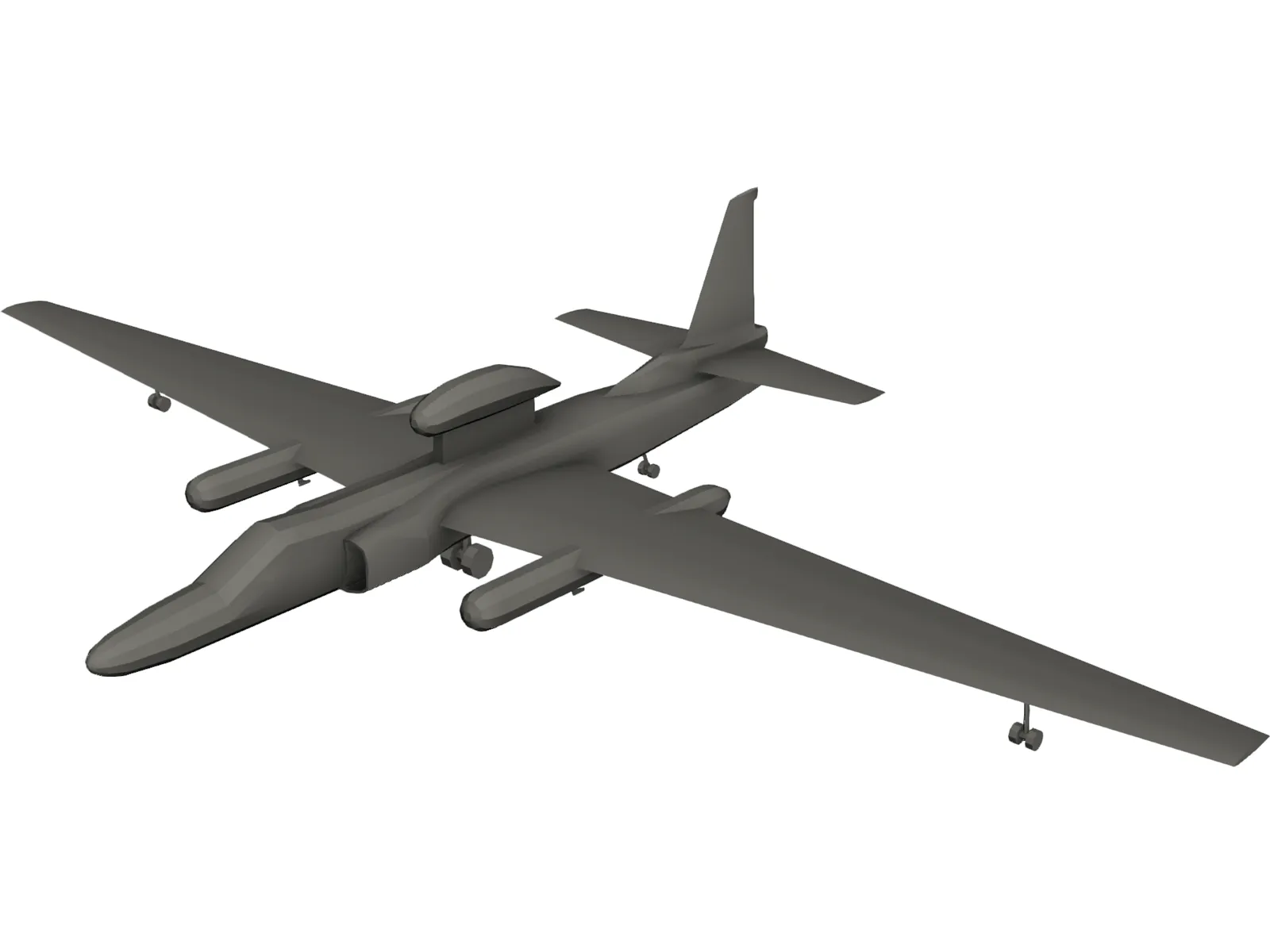 Lockheed U-2 Dragon Lady 3D Model main preview