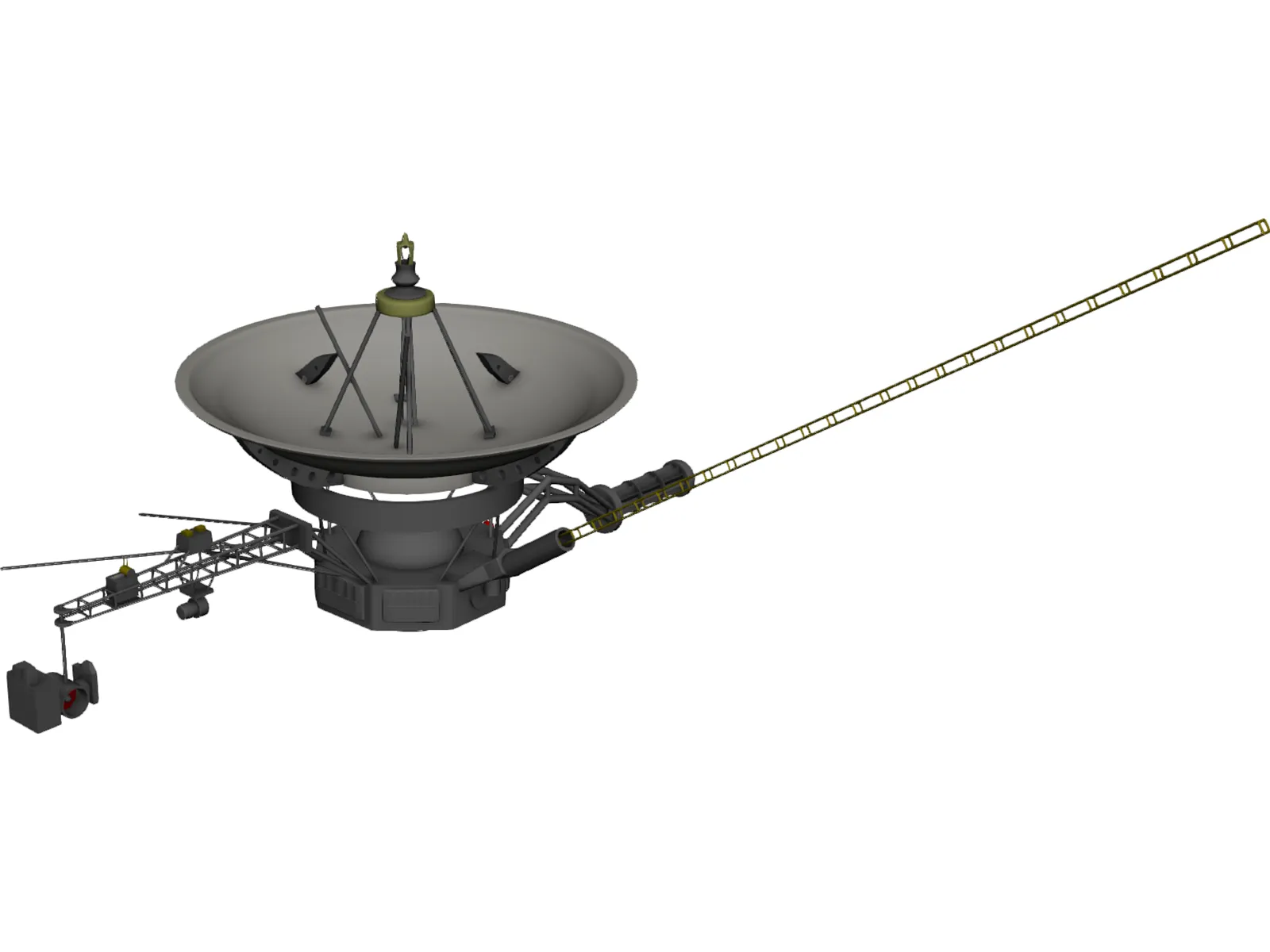 Voyager Probe 3D Model main preview