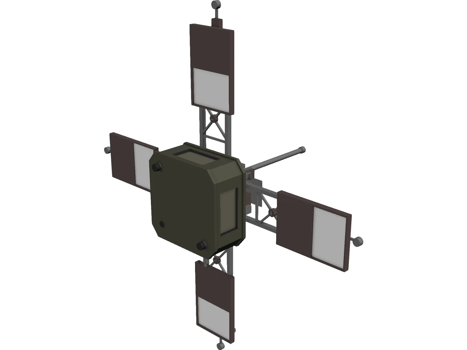 Mariner 1 Space Probe 3D Model main preview