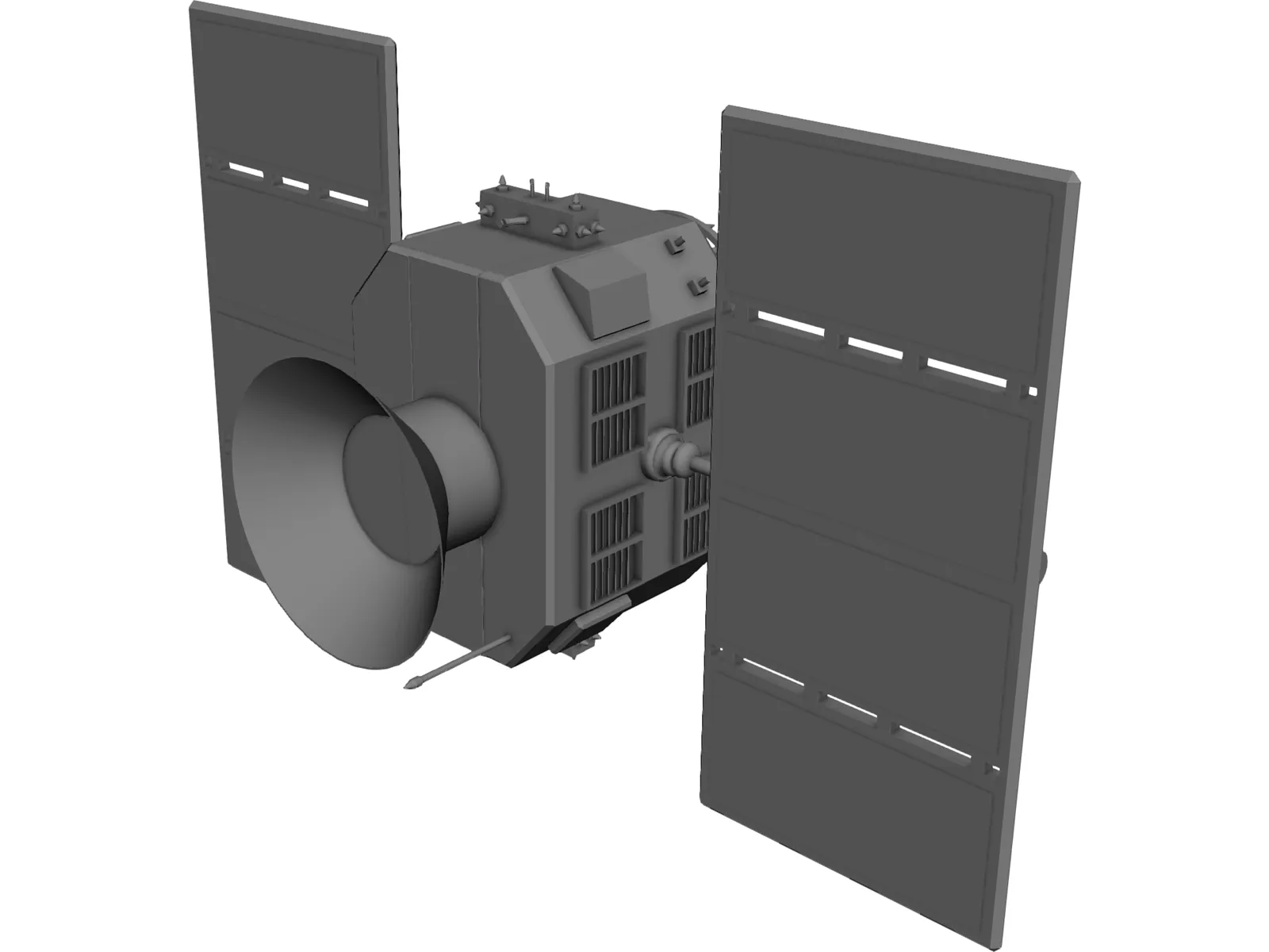 Navstar Satellite 3D Model main preview