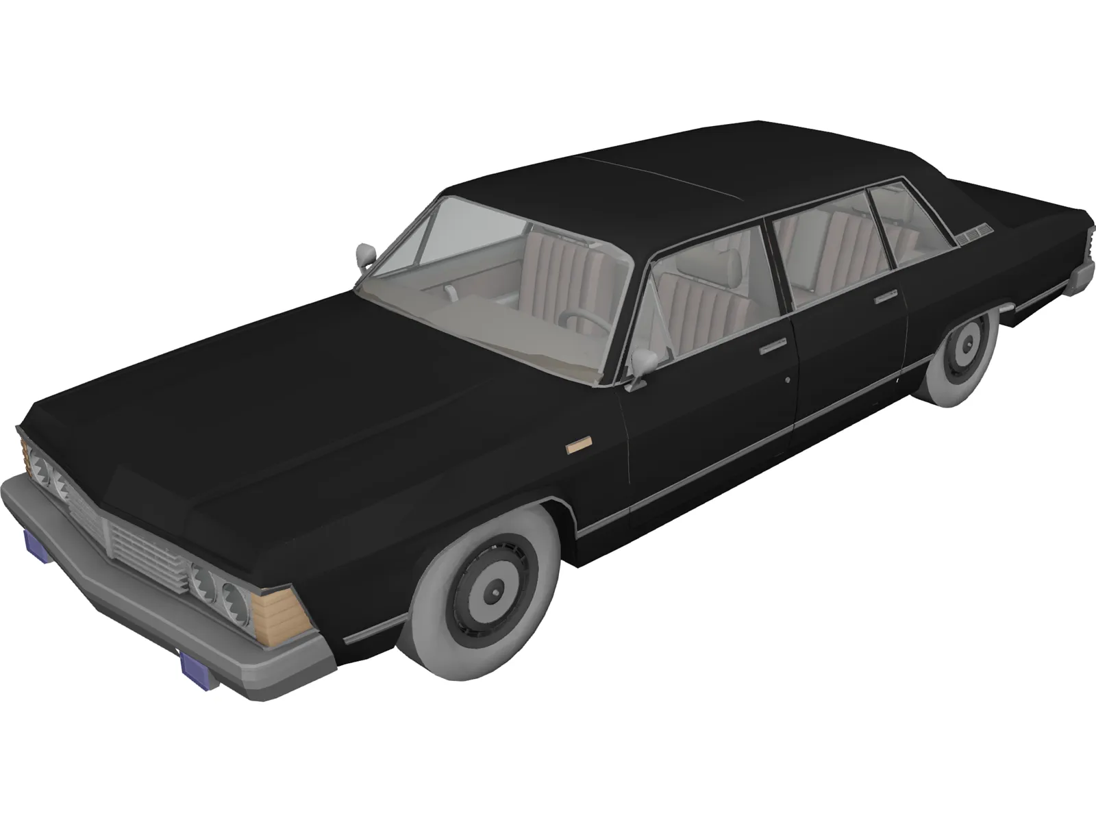 GAZ-14 Chaika (1977) 3D Model main preview