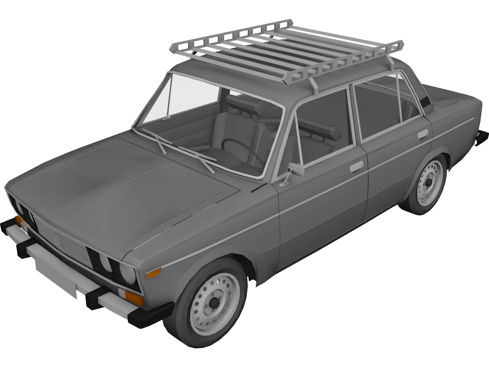 VAZ 2106 Lada 3D Model main preview