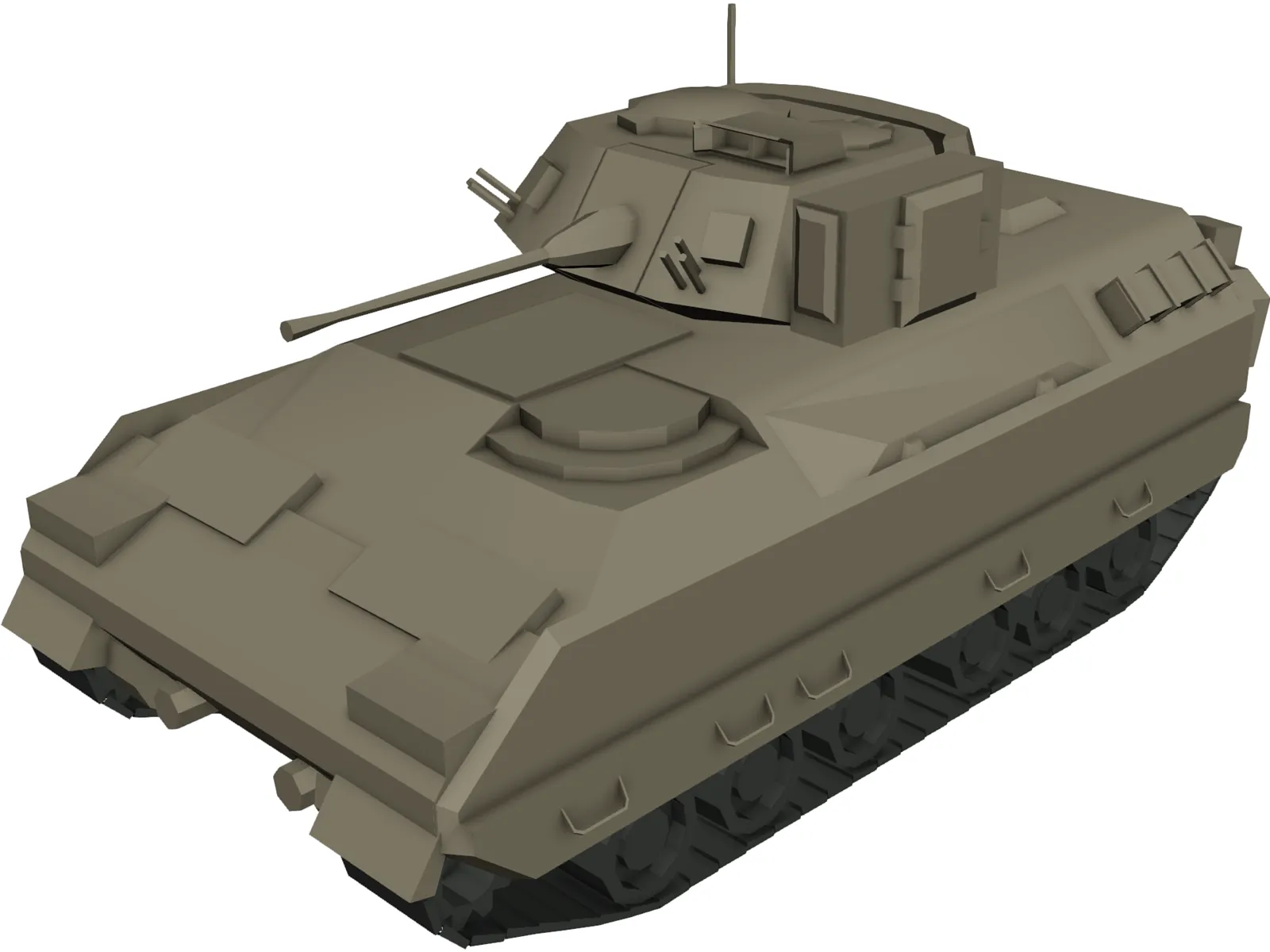 Bradley 3D Model main preview