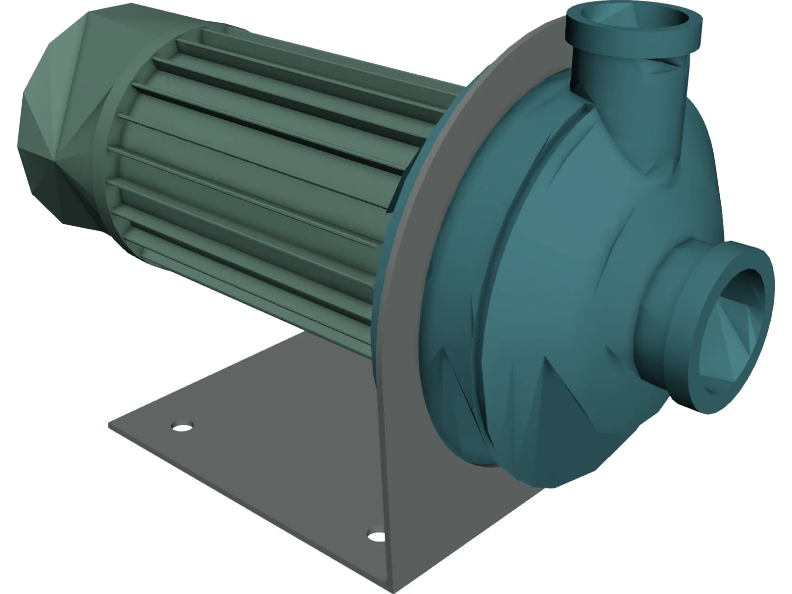 Electric Pump 3D Model main preview