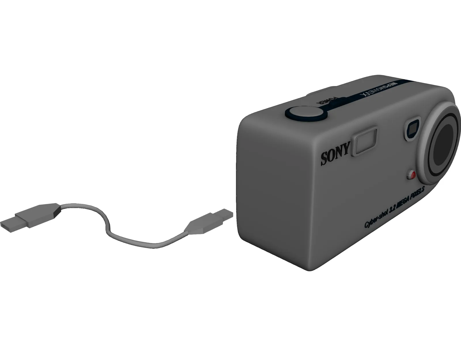 Sony Cyber-Shot Digital Camera 3D Model main preview