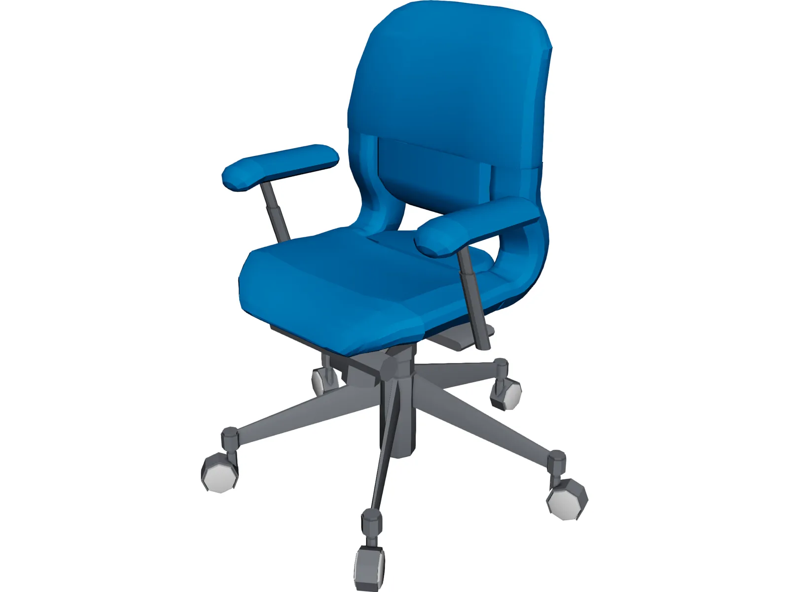 Office Chair 3D Model main preview