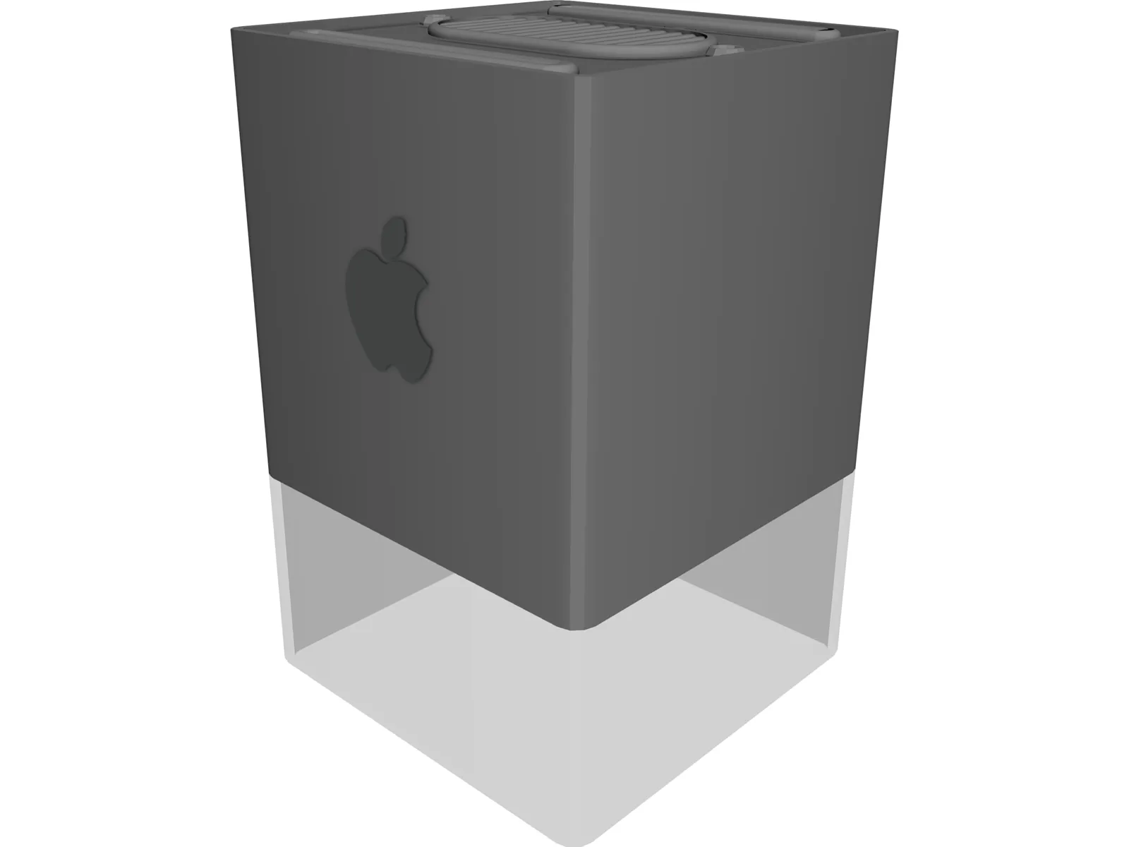 Apple Cube 3D Model main preview