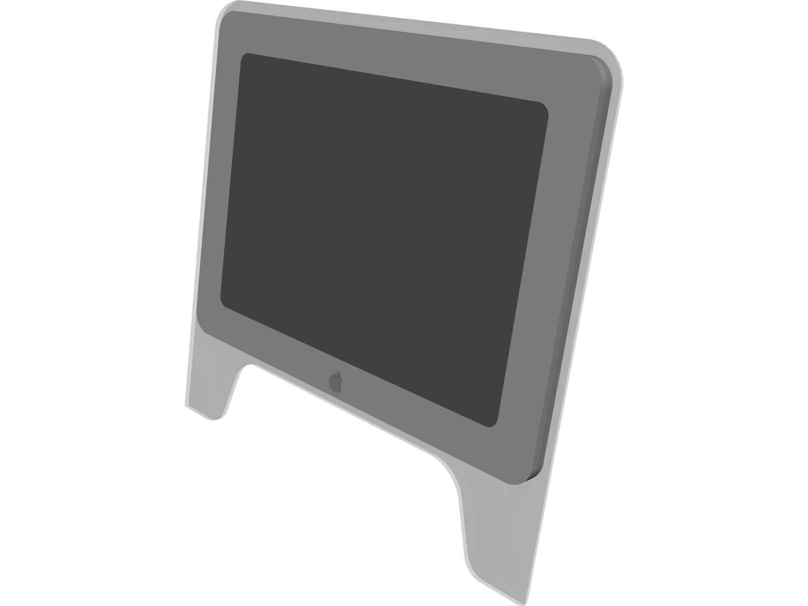 Monitor Flat Apple 3D Model main preview