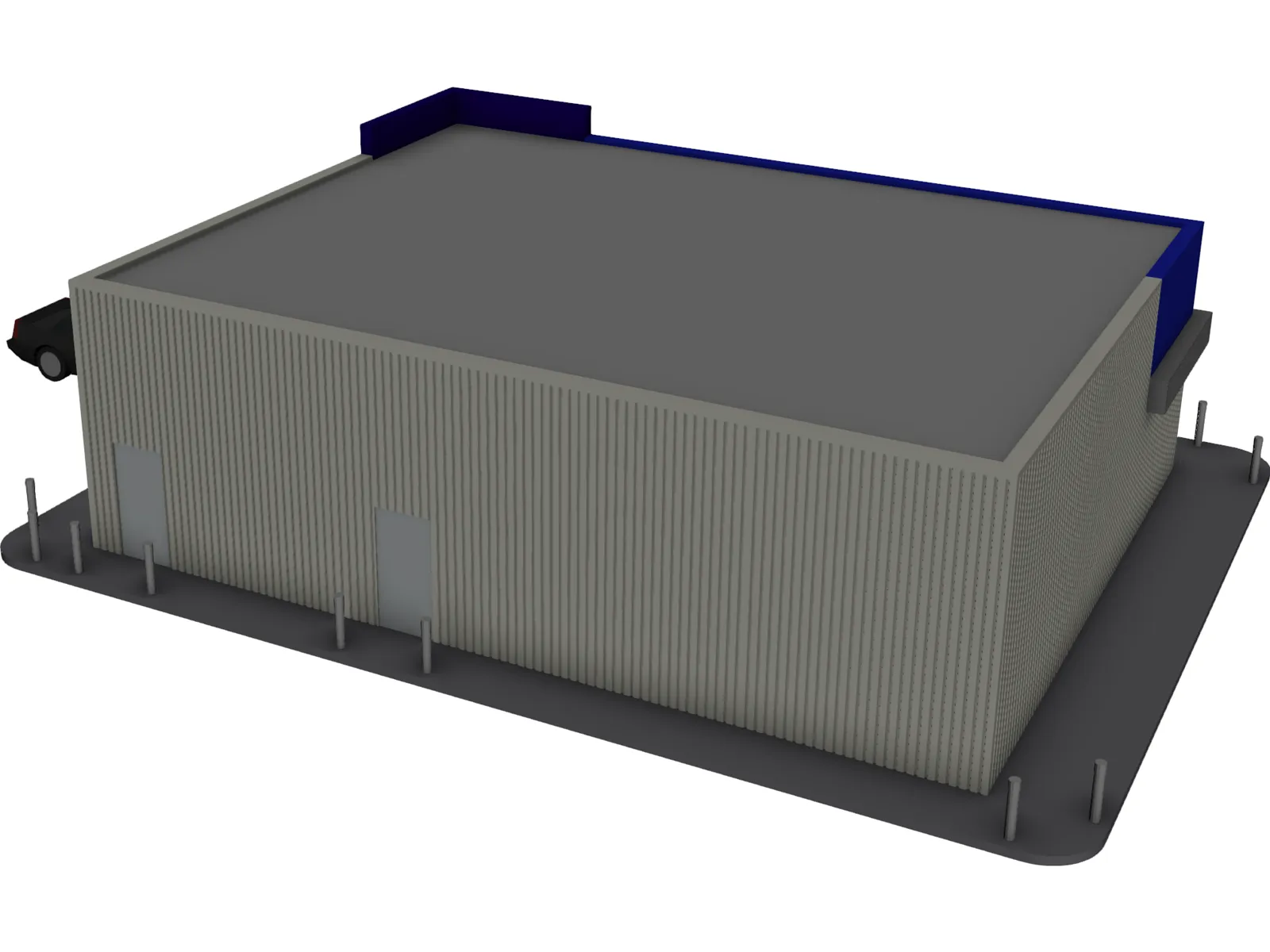Convenience Store 3D Model main preview