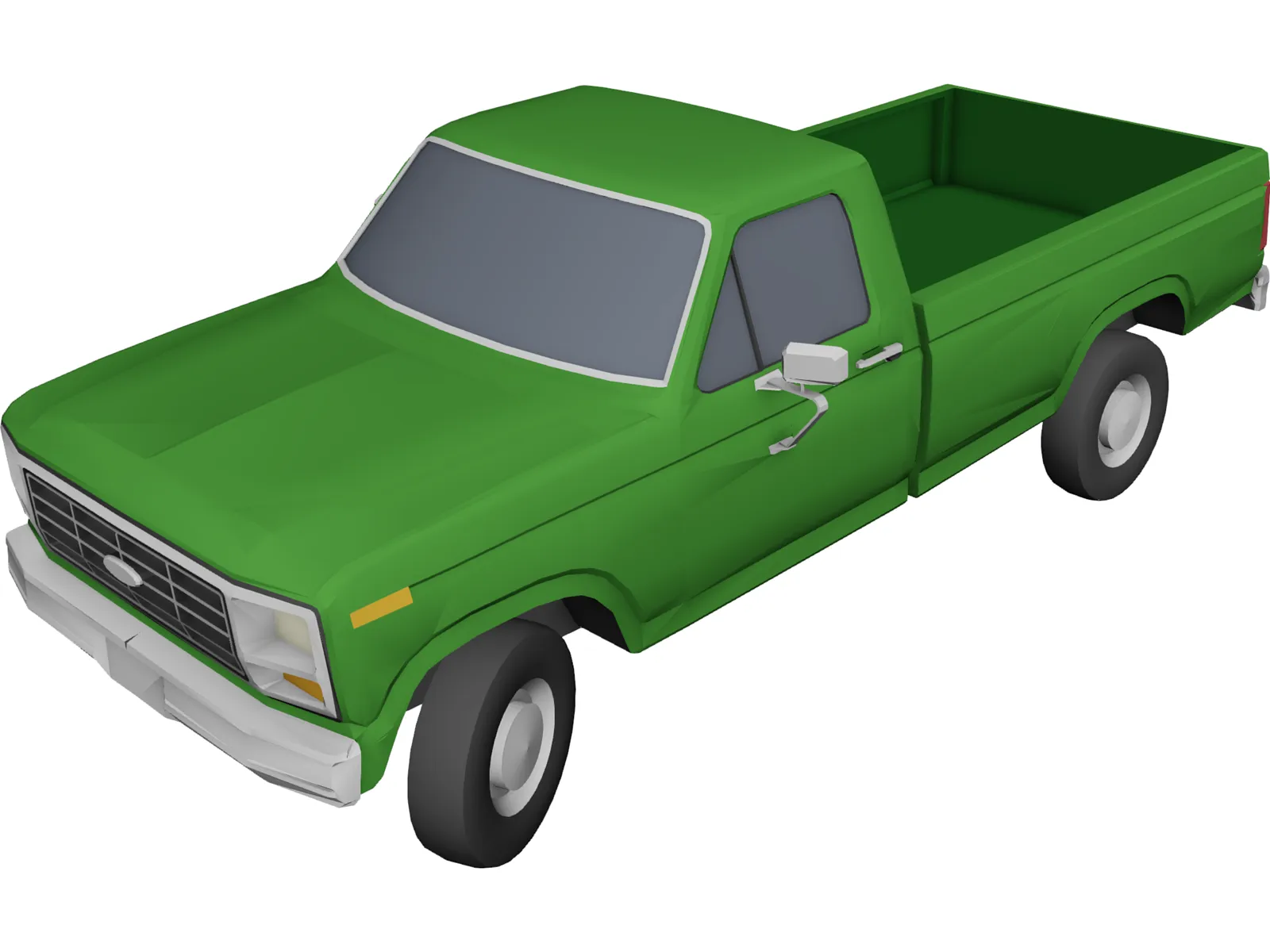 Ford F-Series Truck (1984) 3D Model main preview