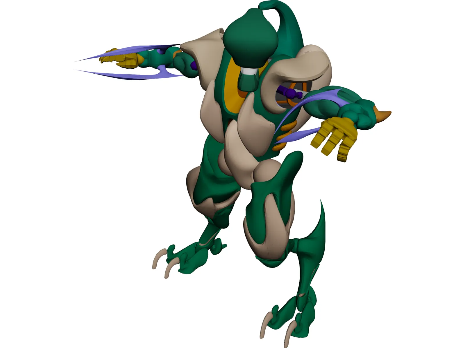 Robot 3D Model main preview