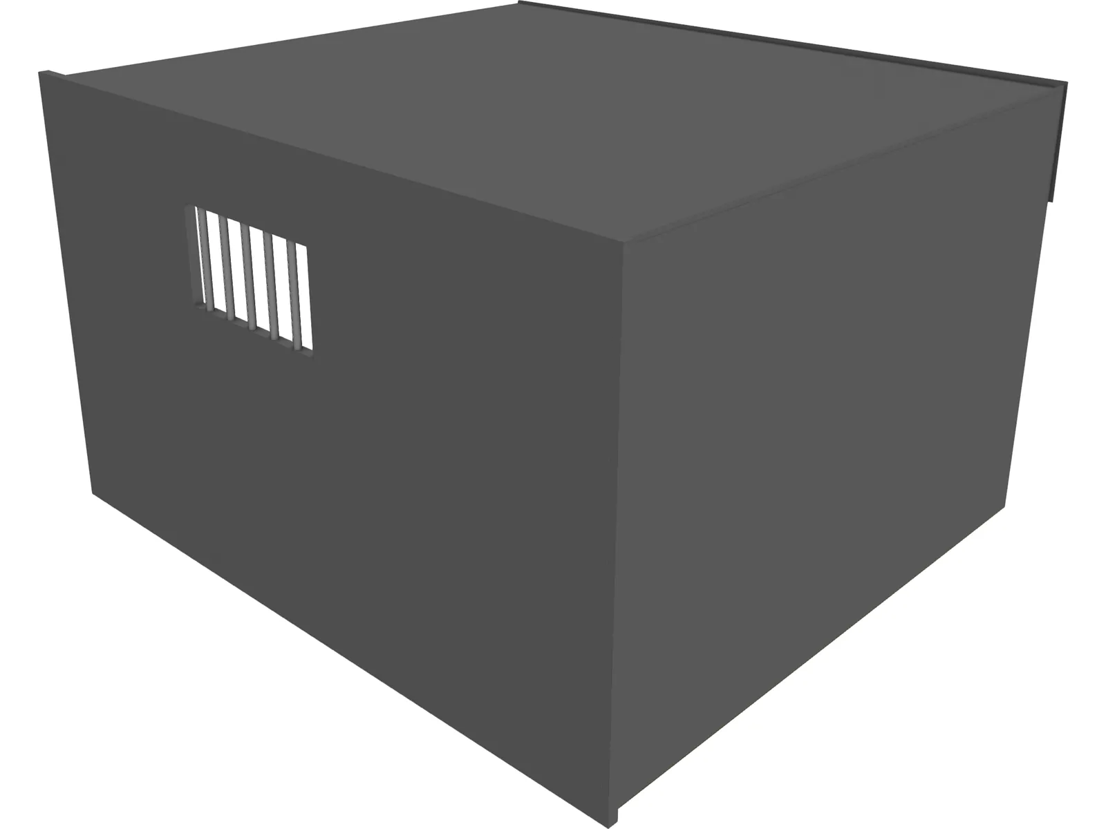 Jail Cell 3D Model main preview