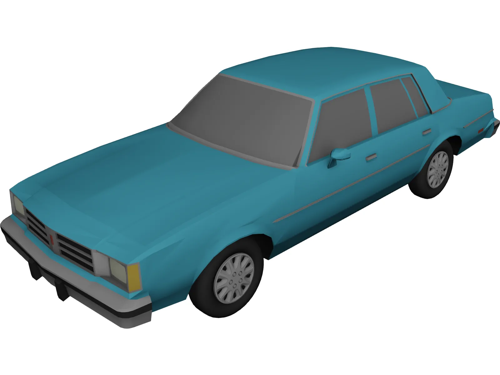Oldsmobile Cutlass Brougham (1981) 3D Model main preview