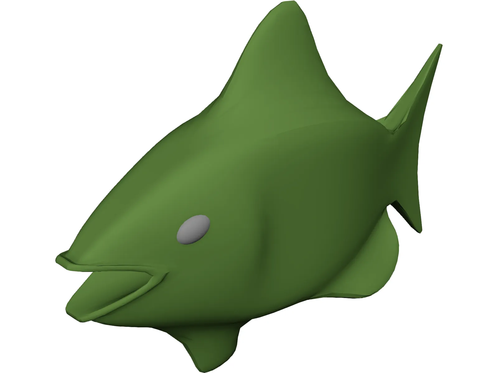 Fish 3D Model main preview