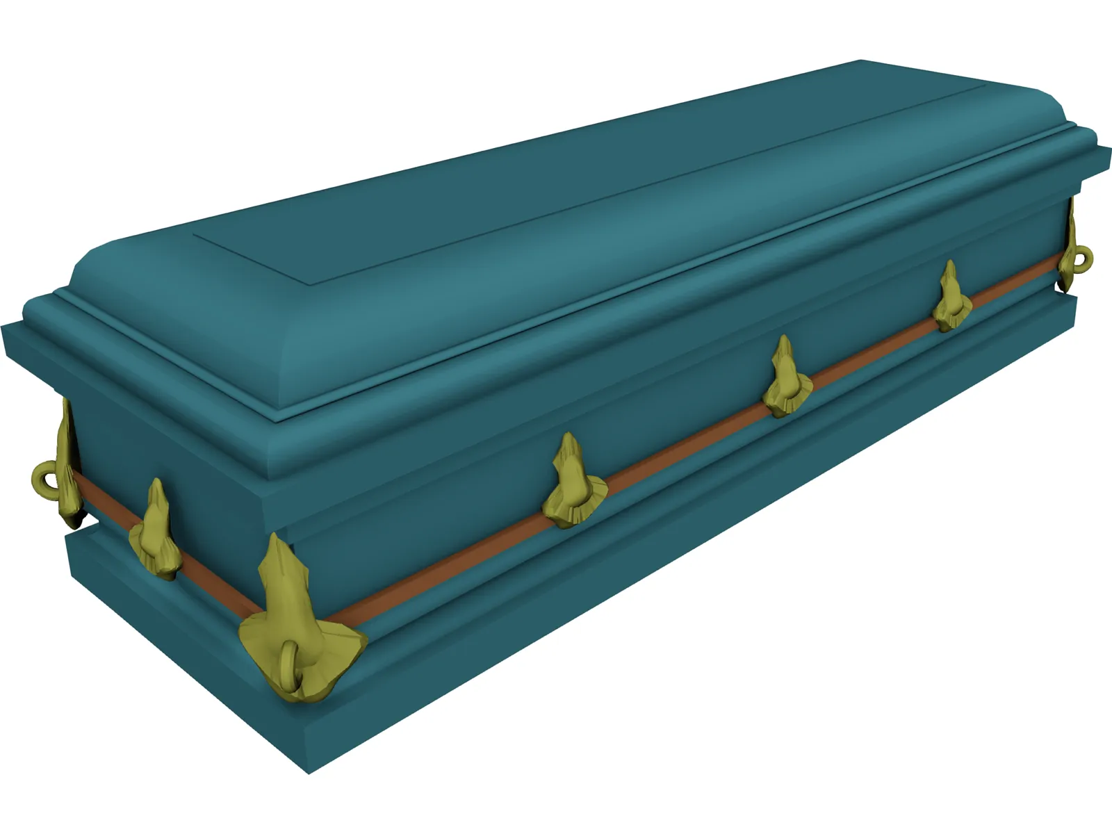 Coffin 3D Model main preview