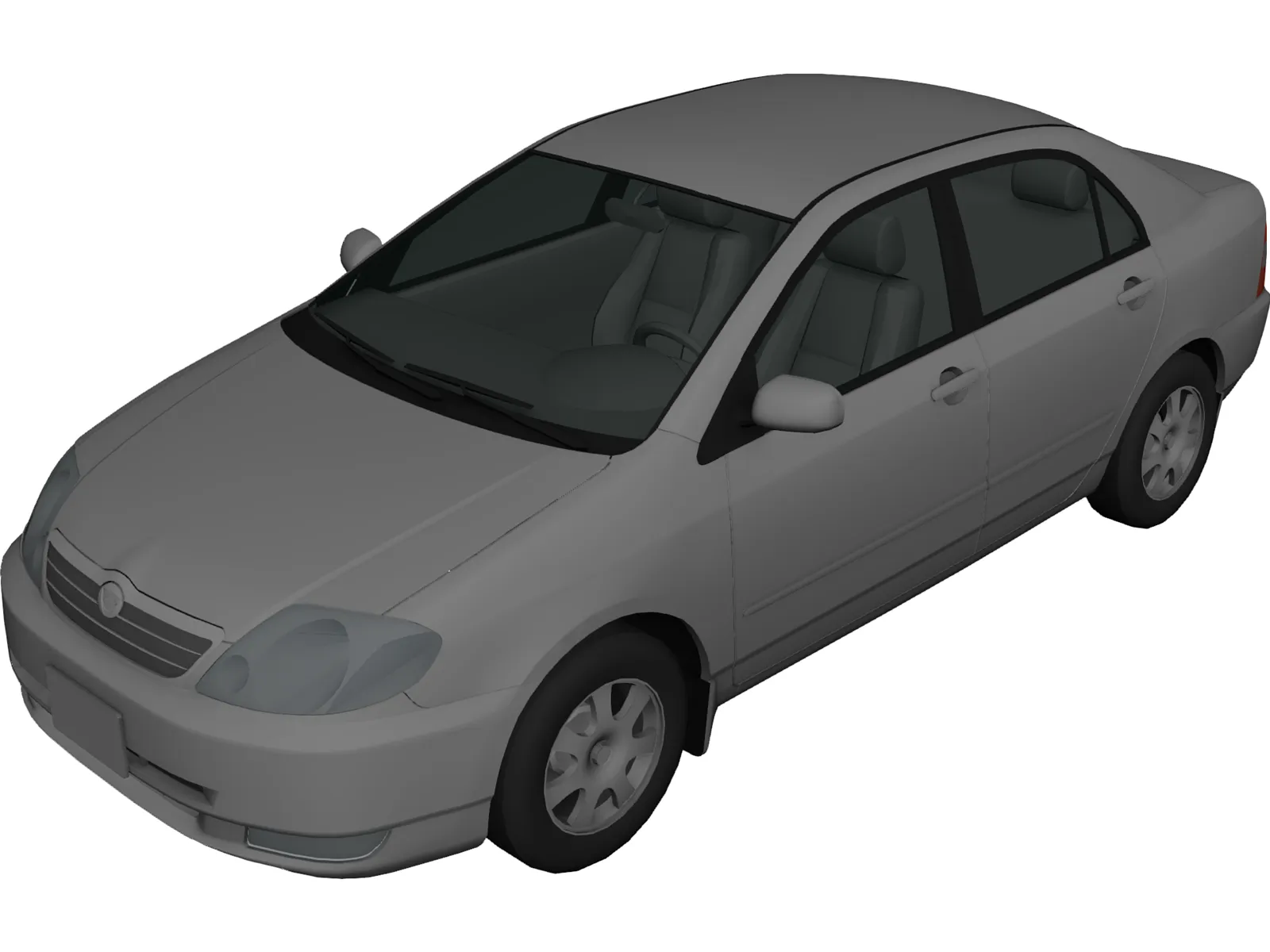 Toyota Corolla (2000) 3D Model main preview