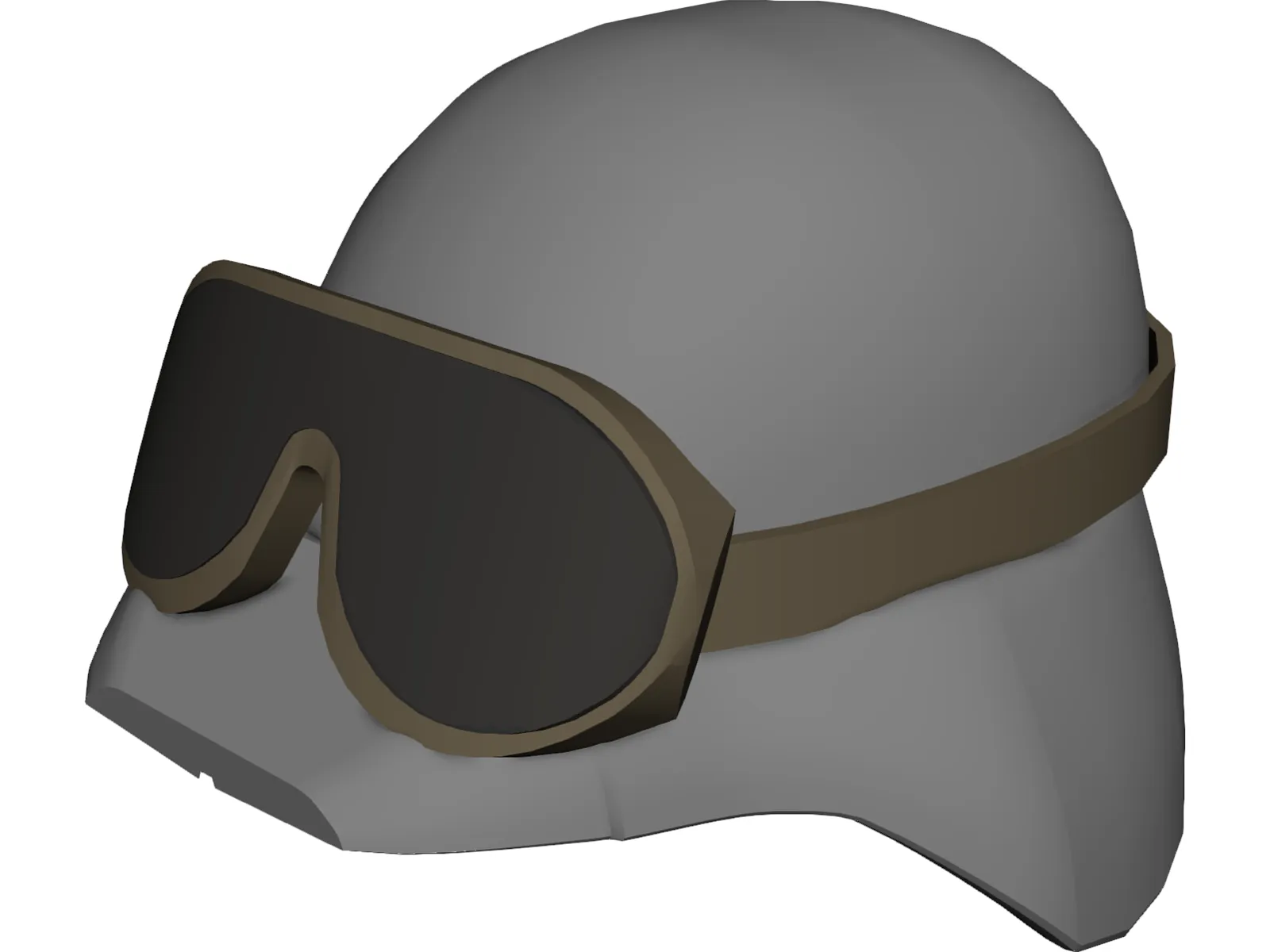 Helmet 3D Model main preview