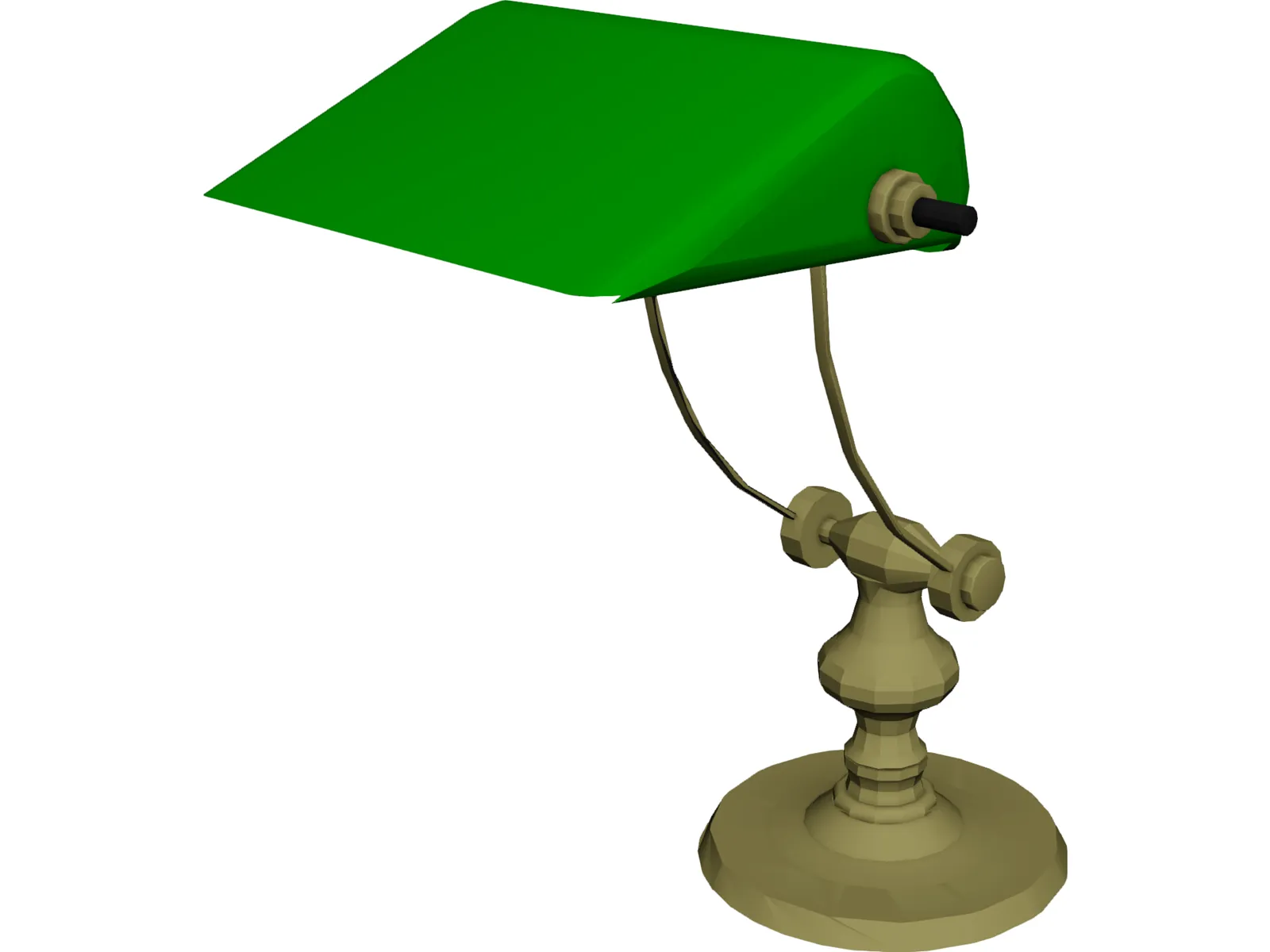 Desk Lamp 3D Model main preview