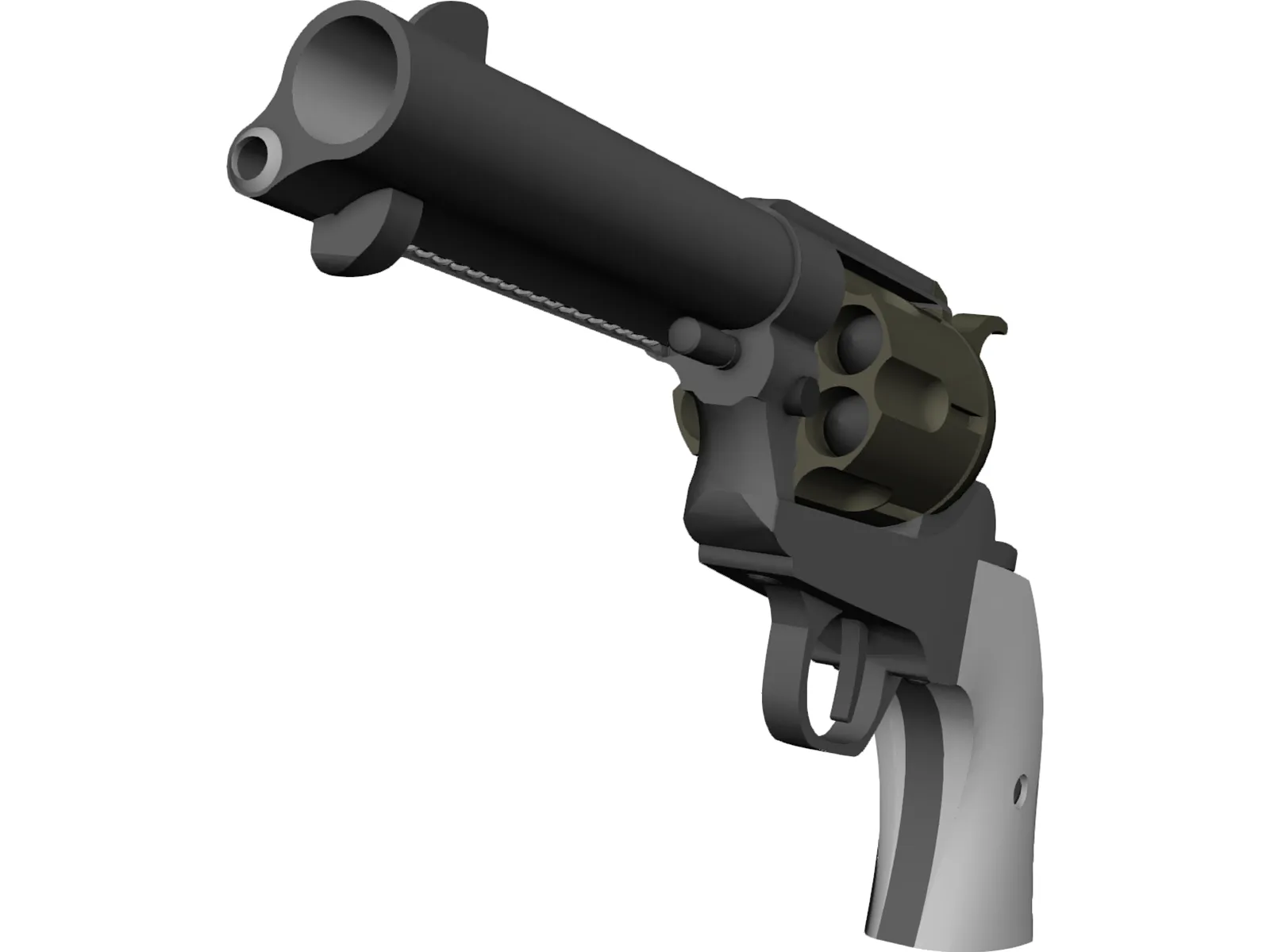 Colt Peacemaker 3D Model main preview