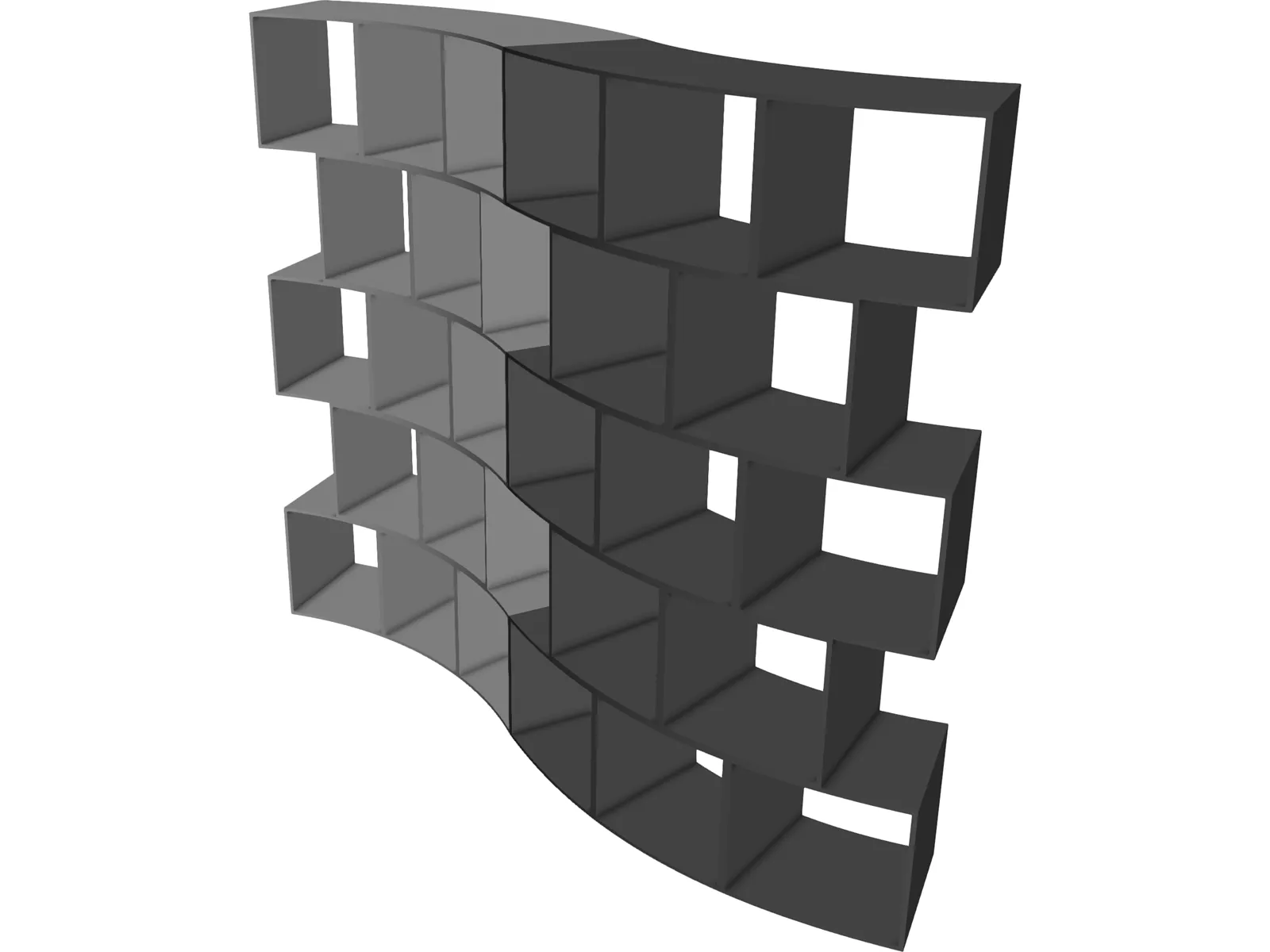 Storage Rack 3D Model main preview