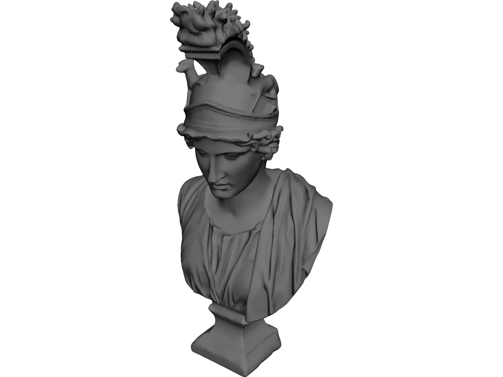 Bust Athena 3D Model main preview