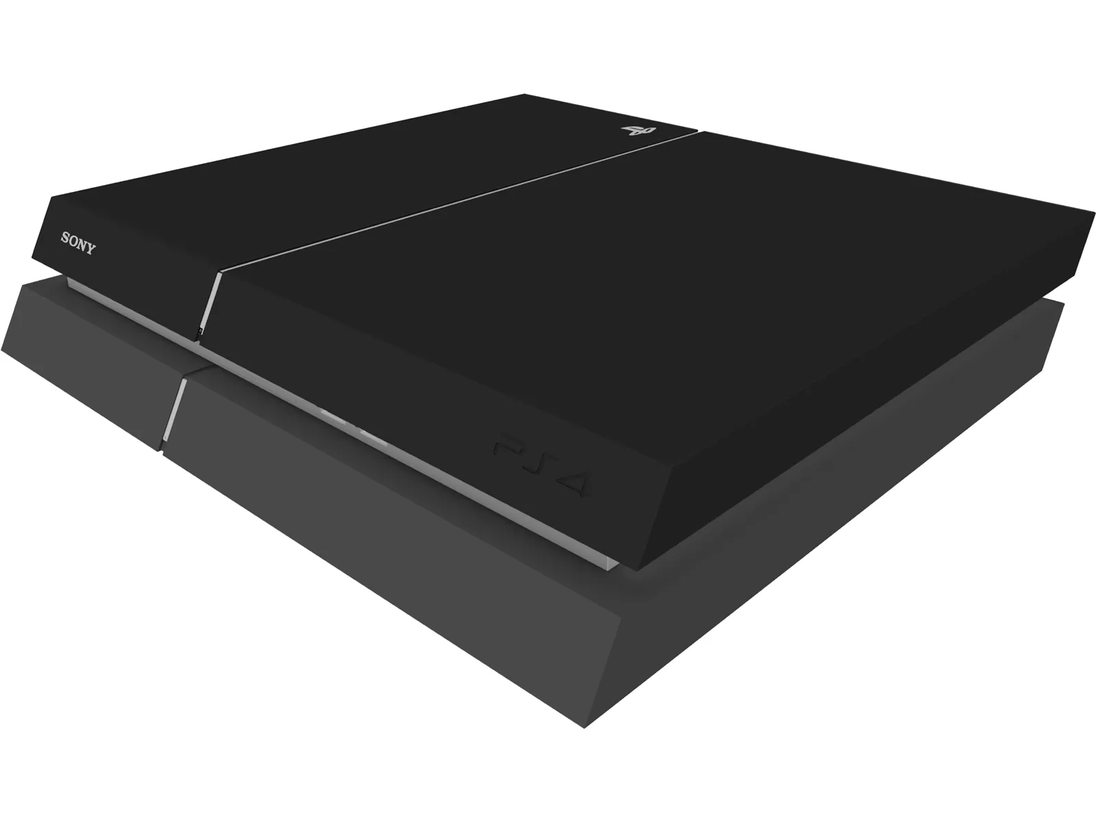 Sony PlayStation 4 (PS4) 3D Model main preview