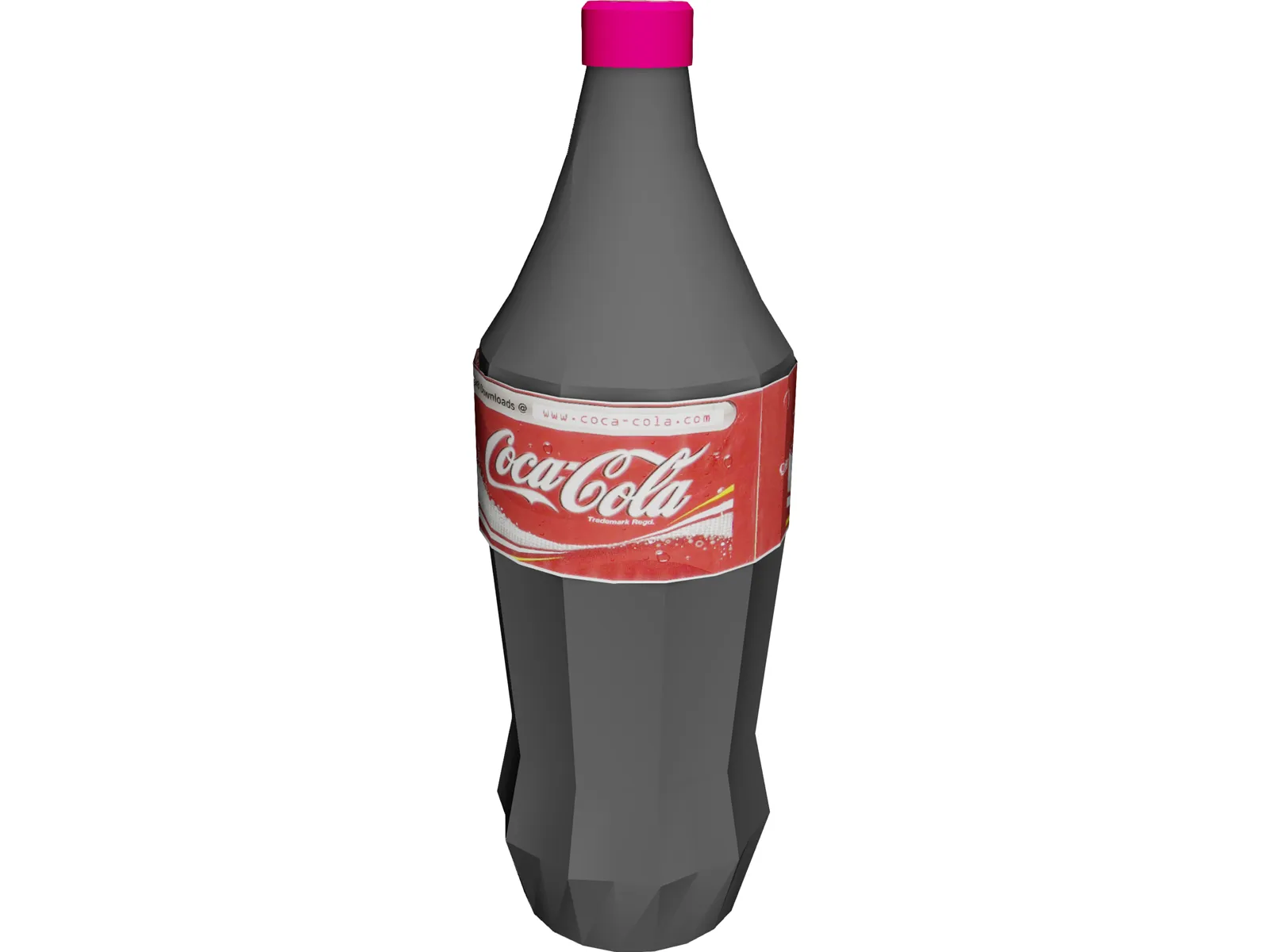 Coca Cola Bottle 3D Model main preview