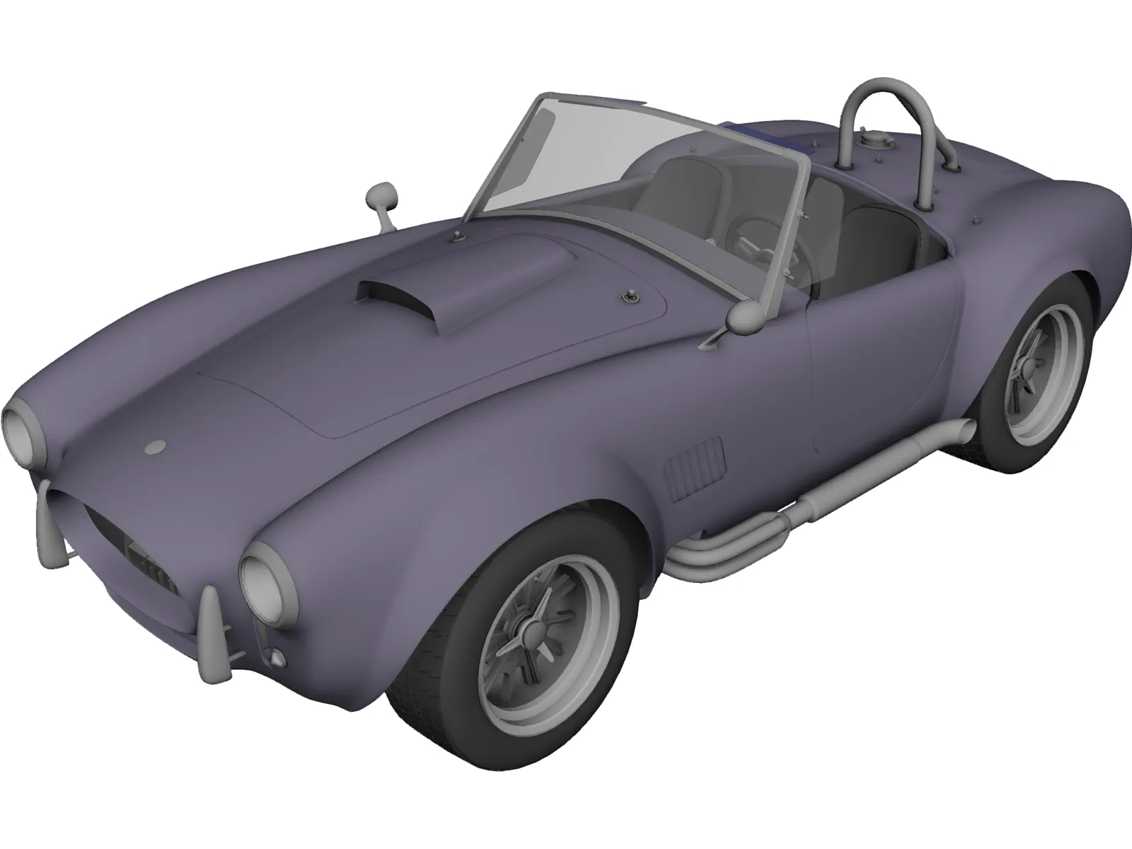 Shelby Cobra 3D Model main preview