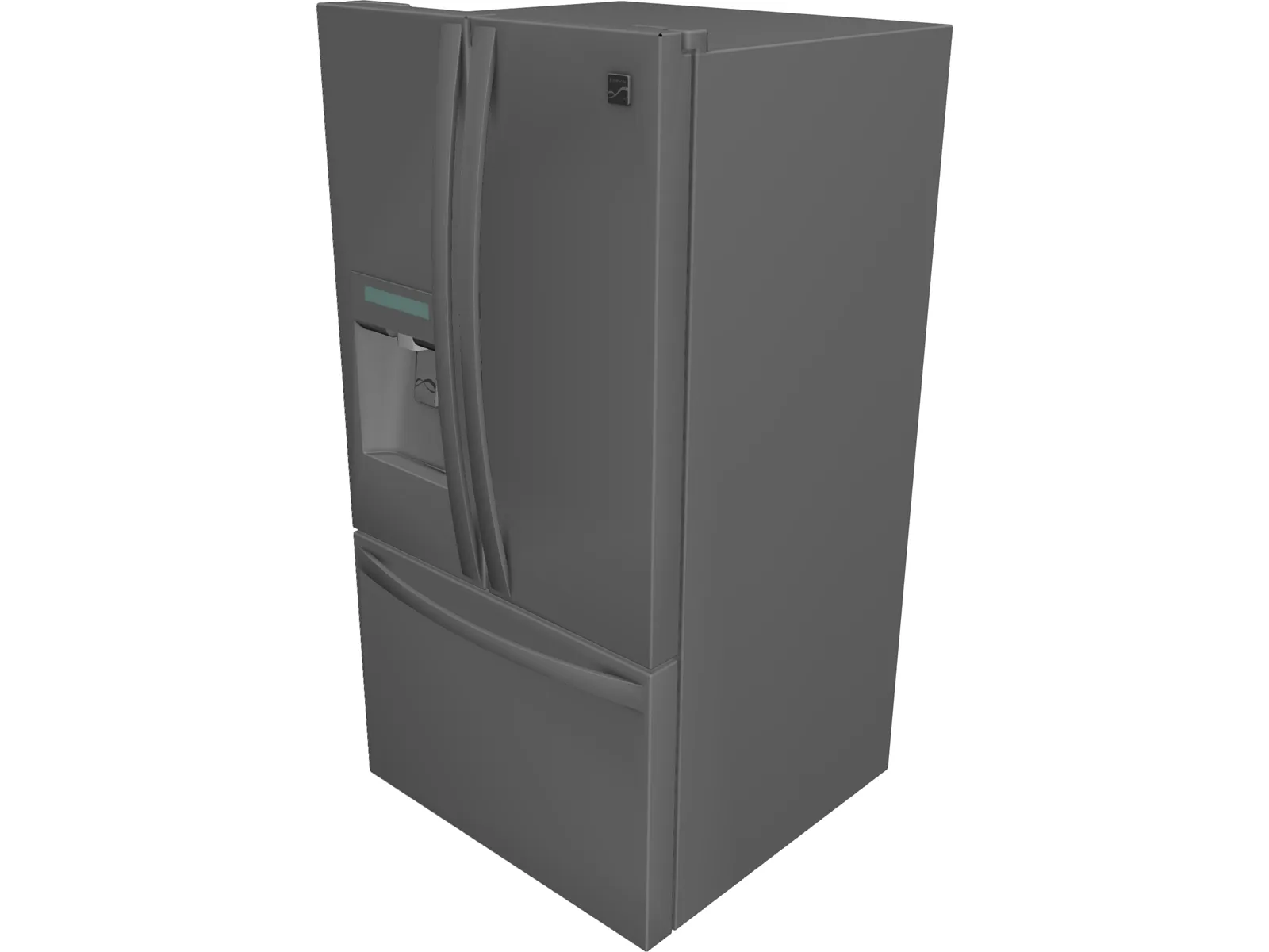 Kenmore ELITE 33 Fridge 3D Model main preview