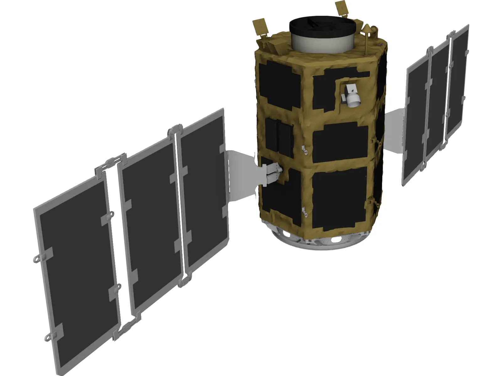 Kompsat 2 Artificial Satellite 3D Model main preview