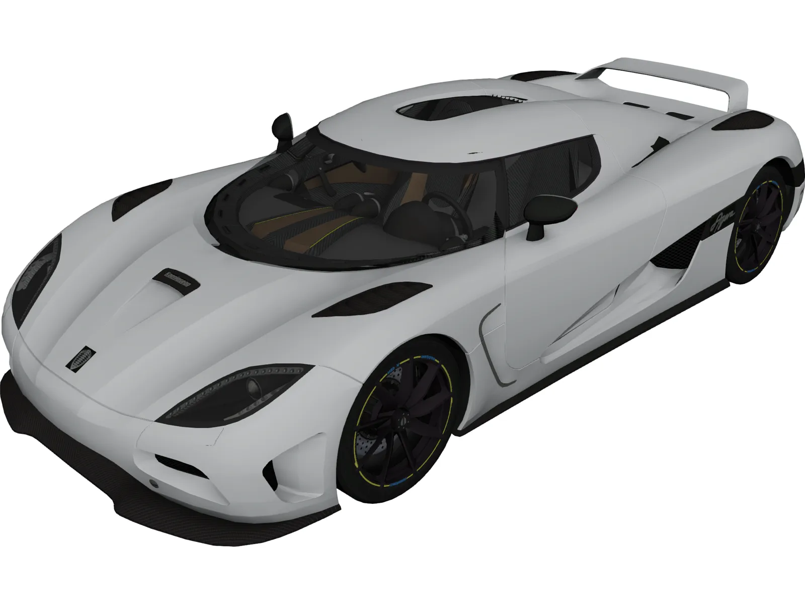 Koenigsegg Agera 3D Model main preview