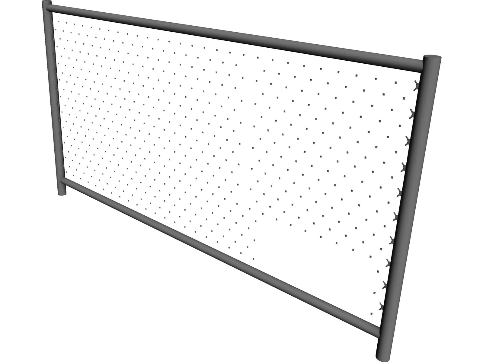 Wire Mesh 3D Model main preview