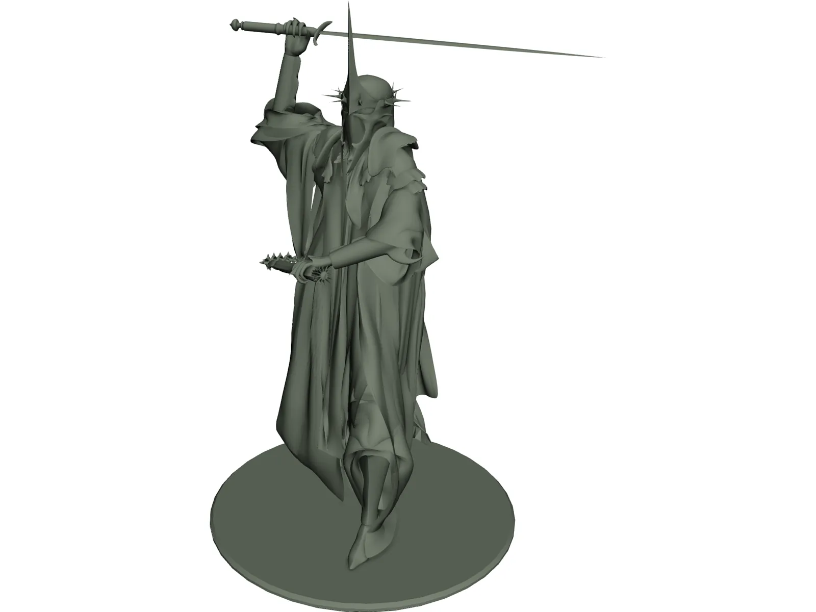 Lich King 3D Model main preview