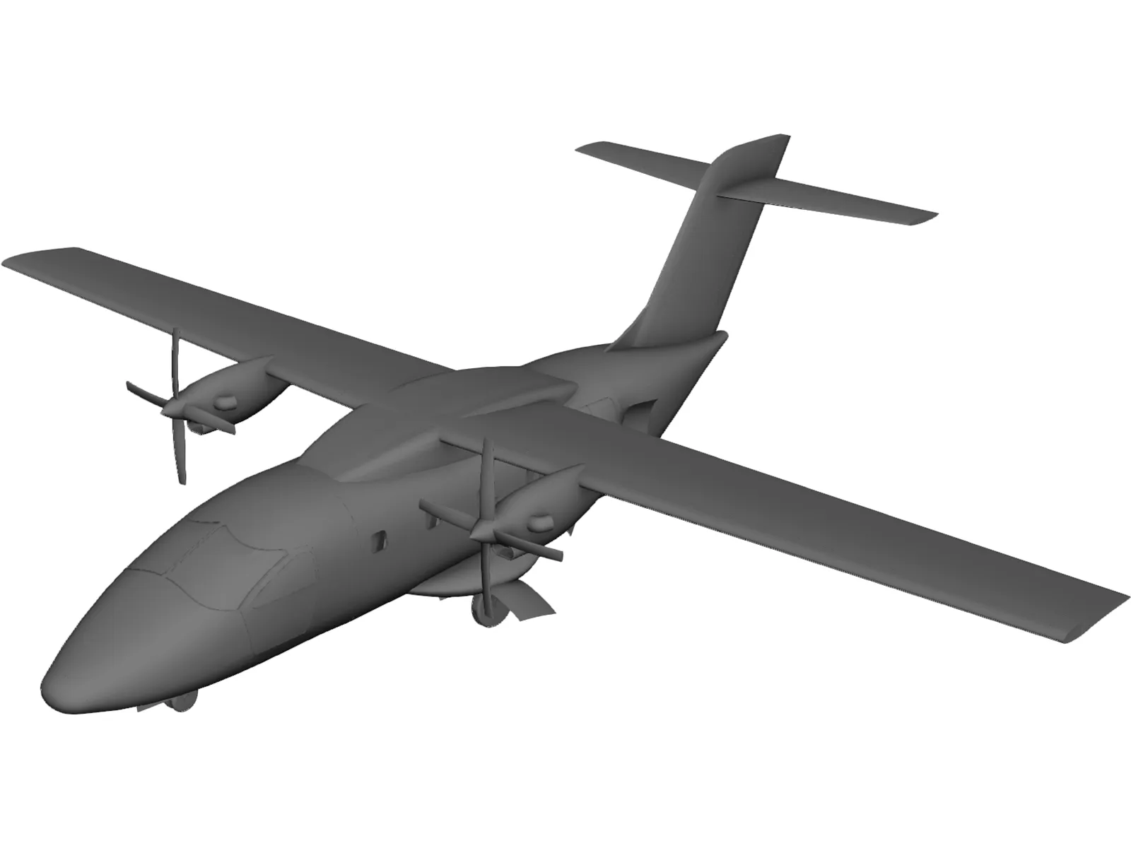 Evektor EV-55 Outback 3D Model main preview