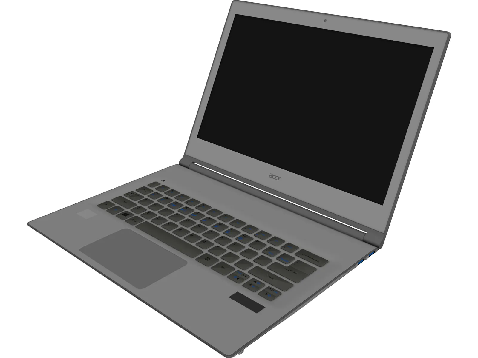Acer Aspire S7 Notebook 3D Model main preview