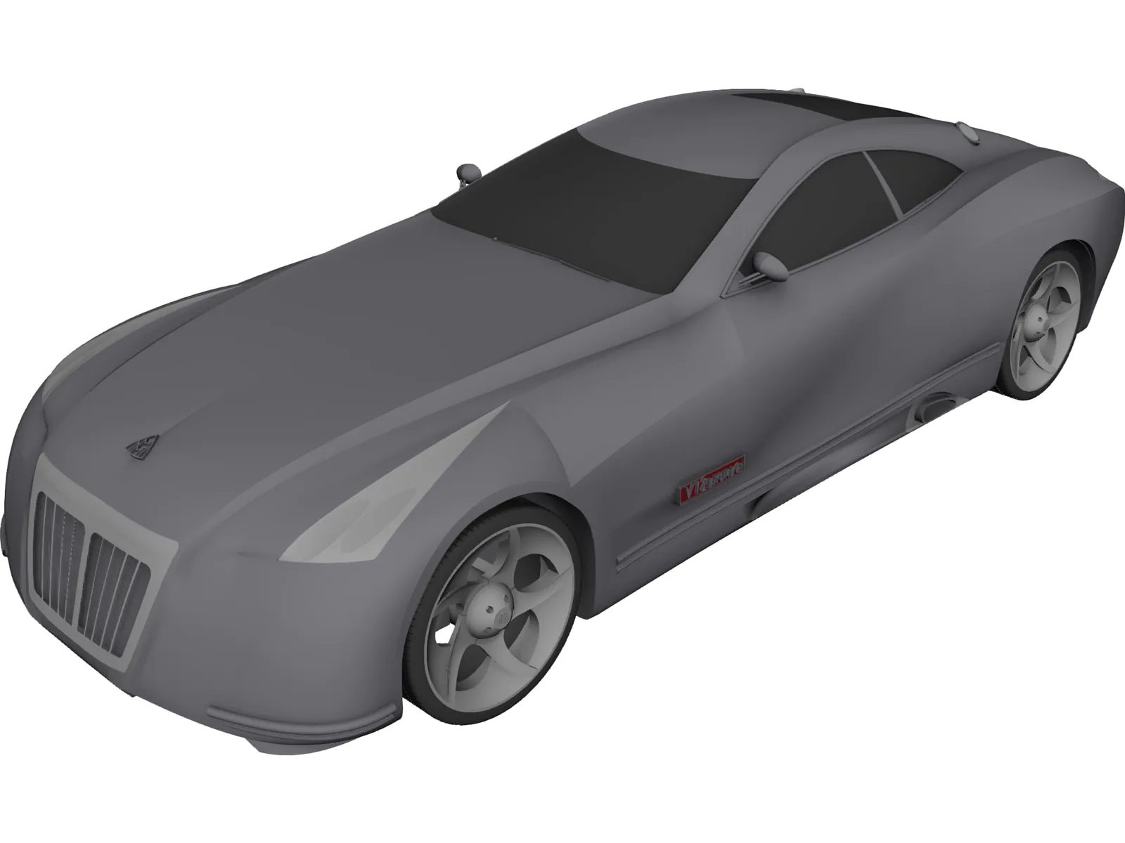 Maybach Exelero 3D Model main preview