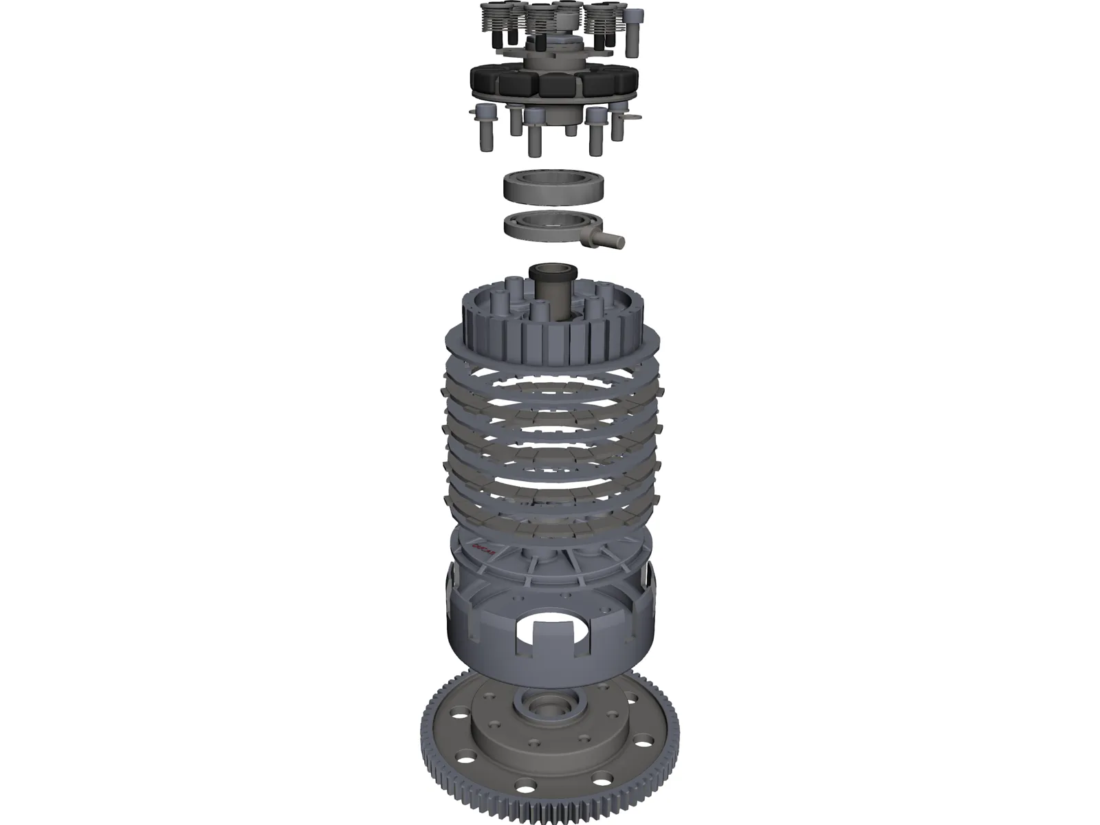 Clutch 3D Model main preview
