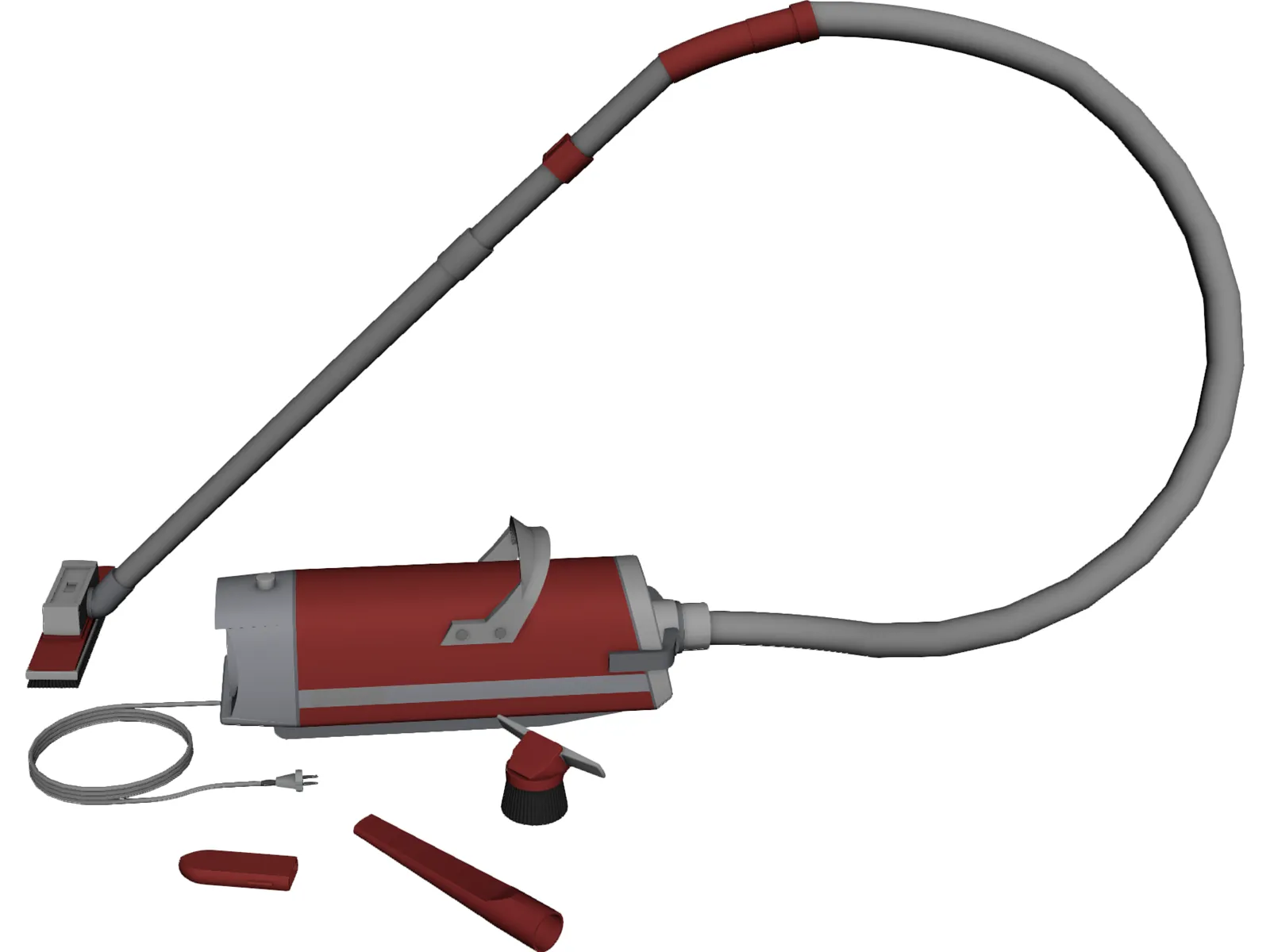 Electrolux Vacuum Cleaner 3D Model main preview