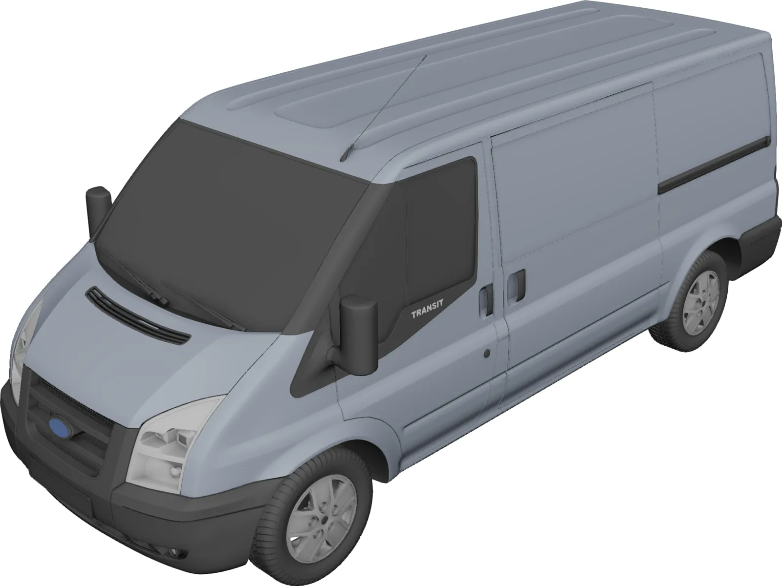 Ford Transit T350 (2010) 3D Model main preview