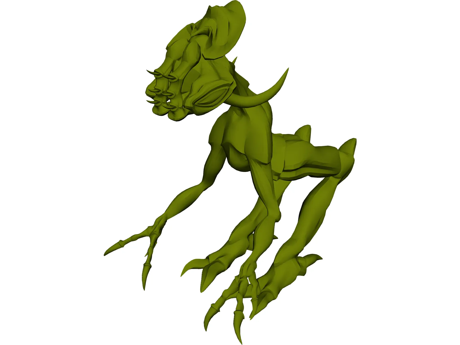 Alien 3D Model main preview