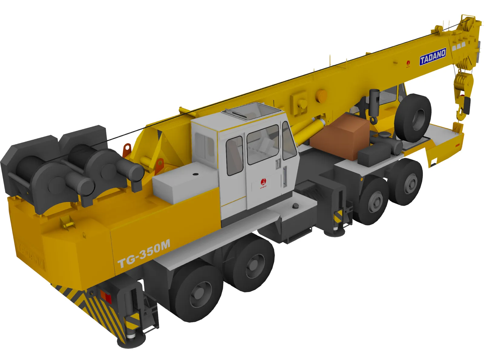 Tadano Crane 3D Model main preview