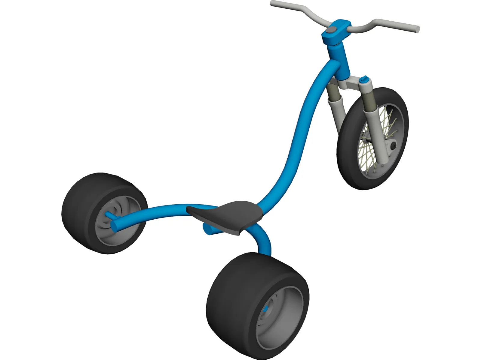 Drift Trike 3D Model main preview