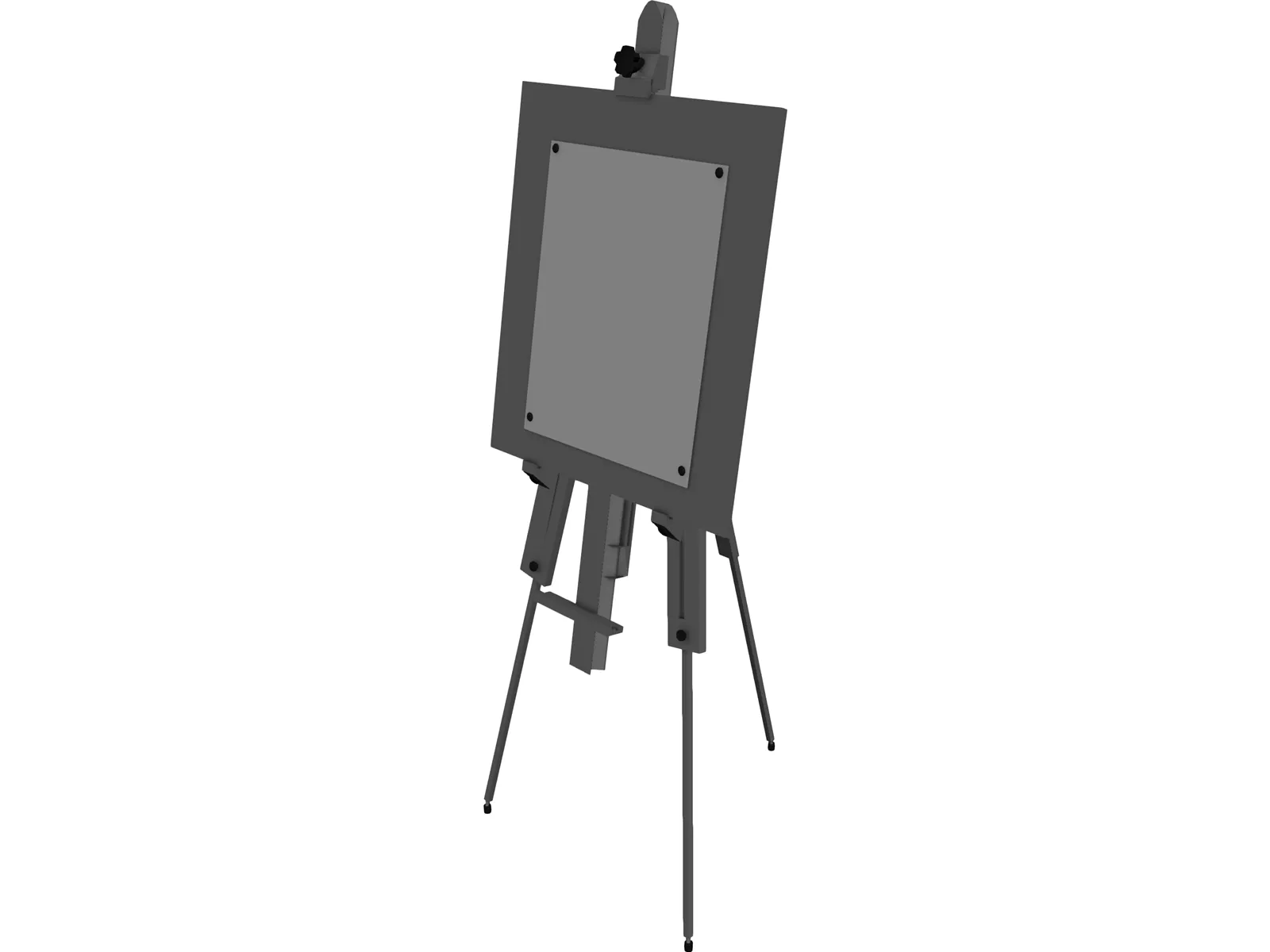 Artist Easel 3D Model main preview