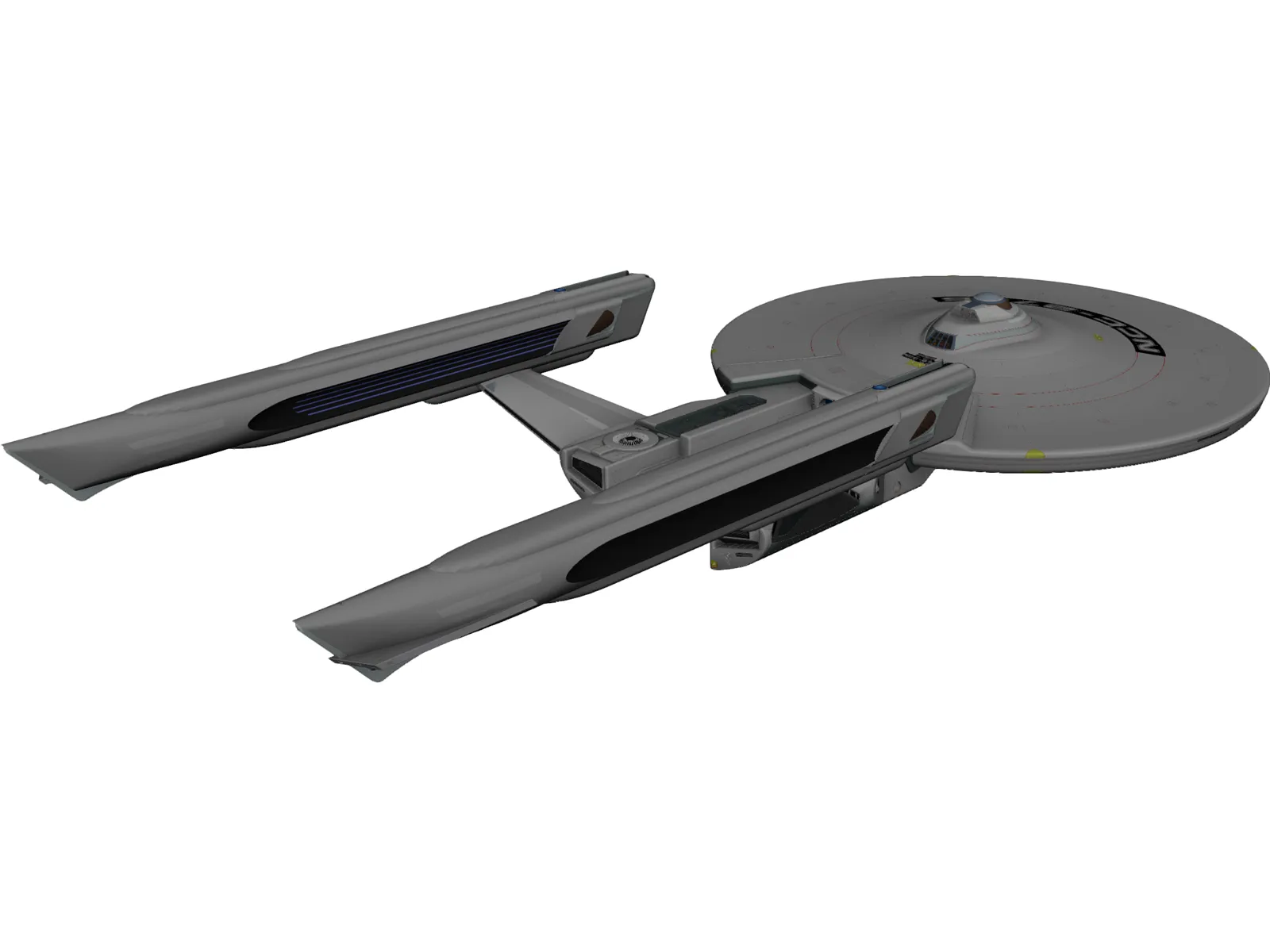 USS Phobos 3D Model main preview