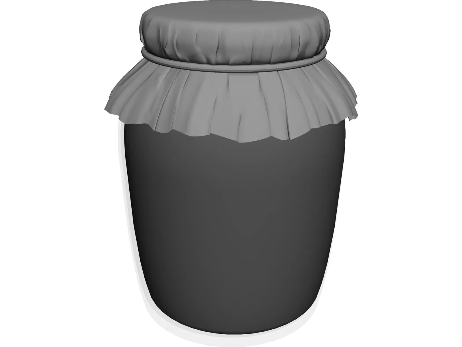 Jam Jar 3D Model main preview