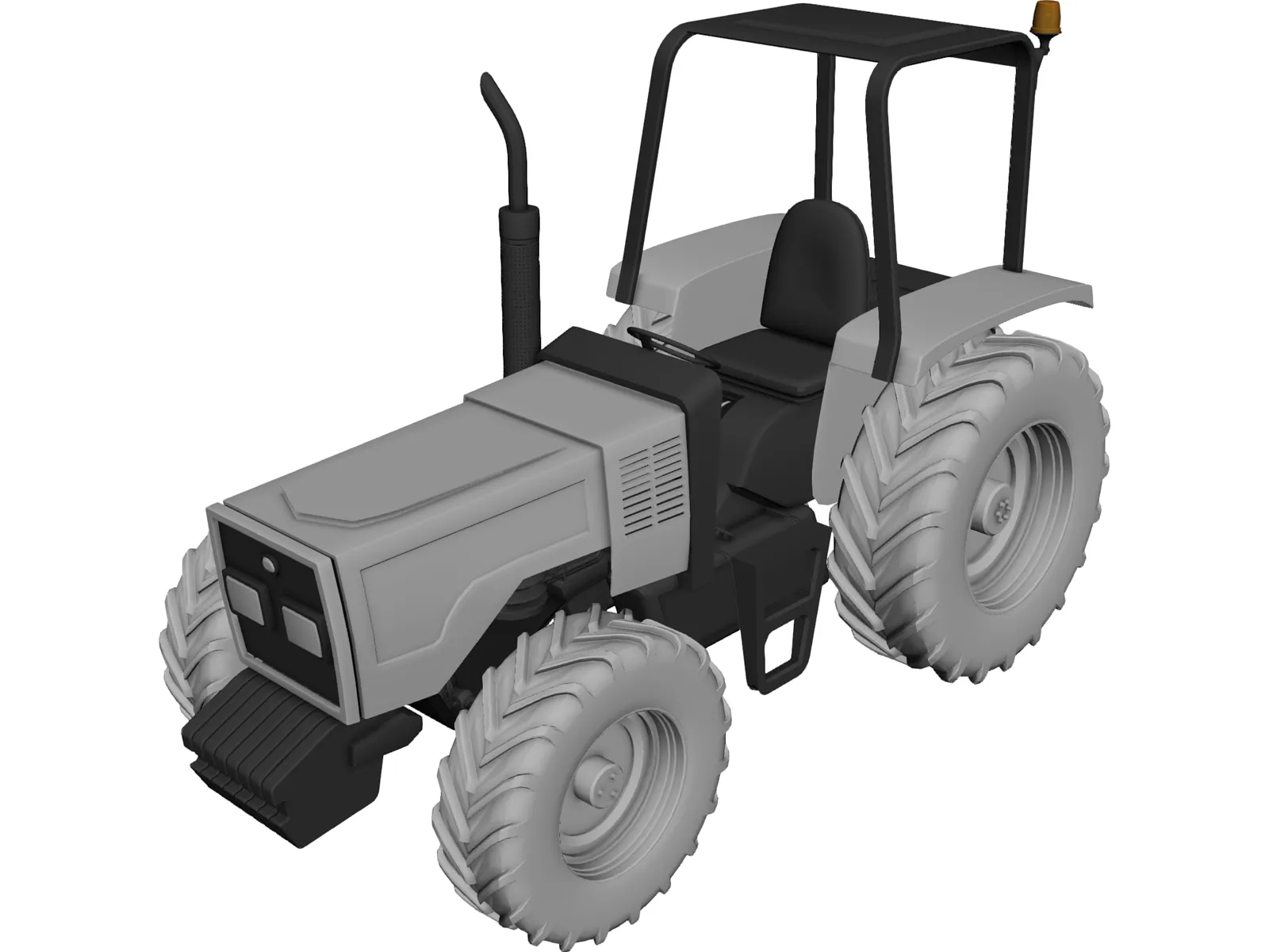 Tractor 3D Model main preview
