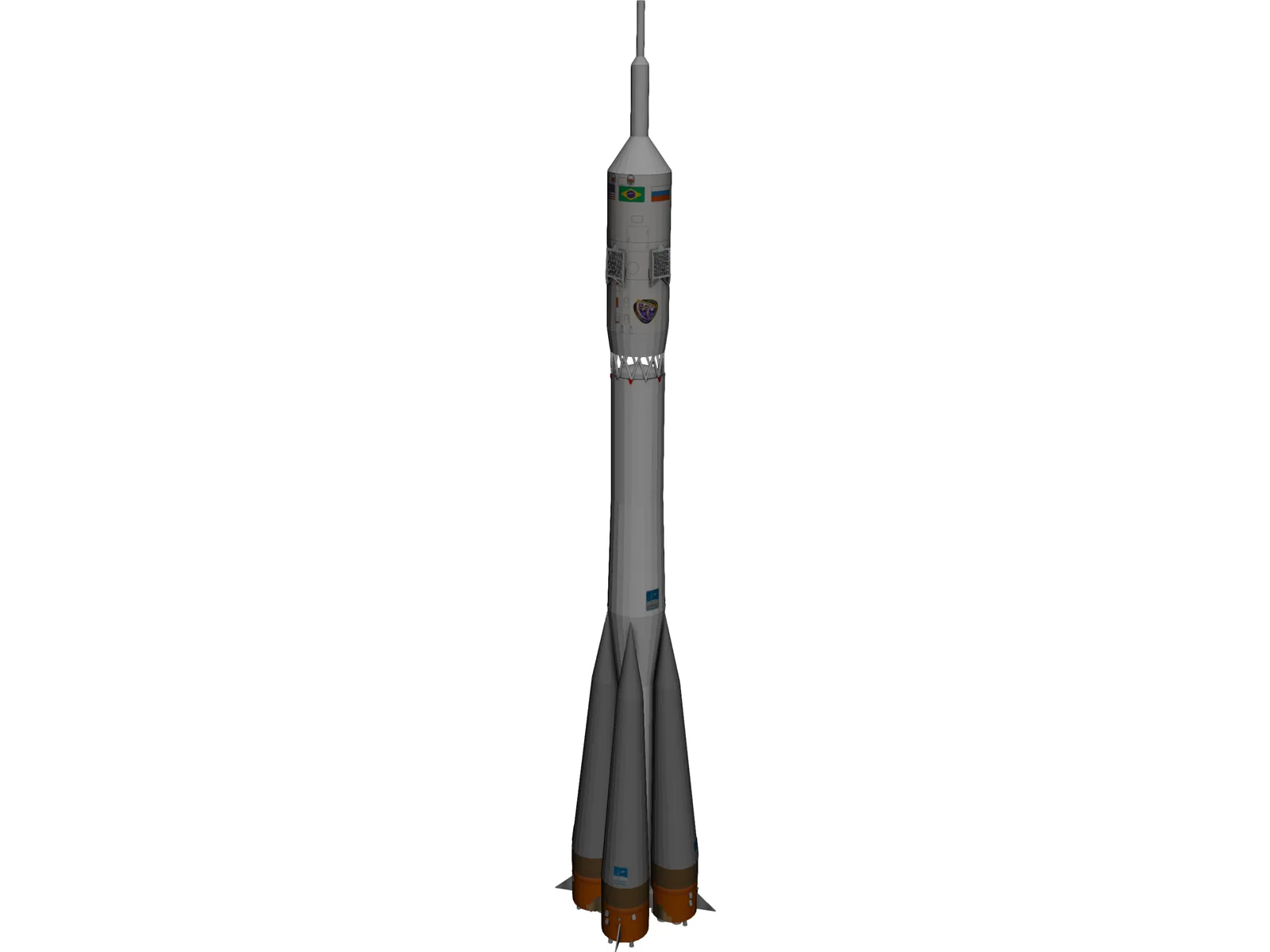 Soyuz Rocket 3D Model main preview