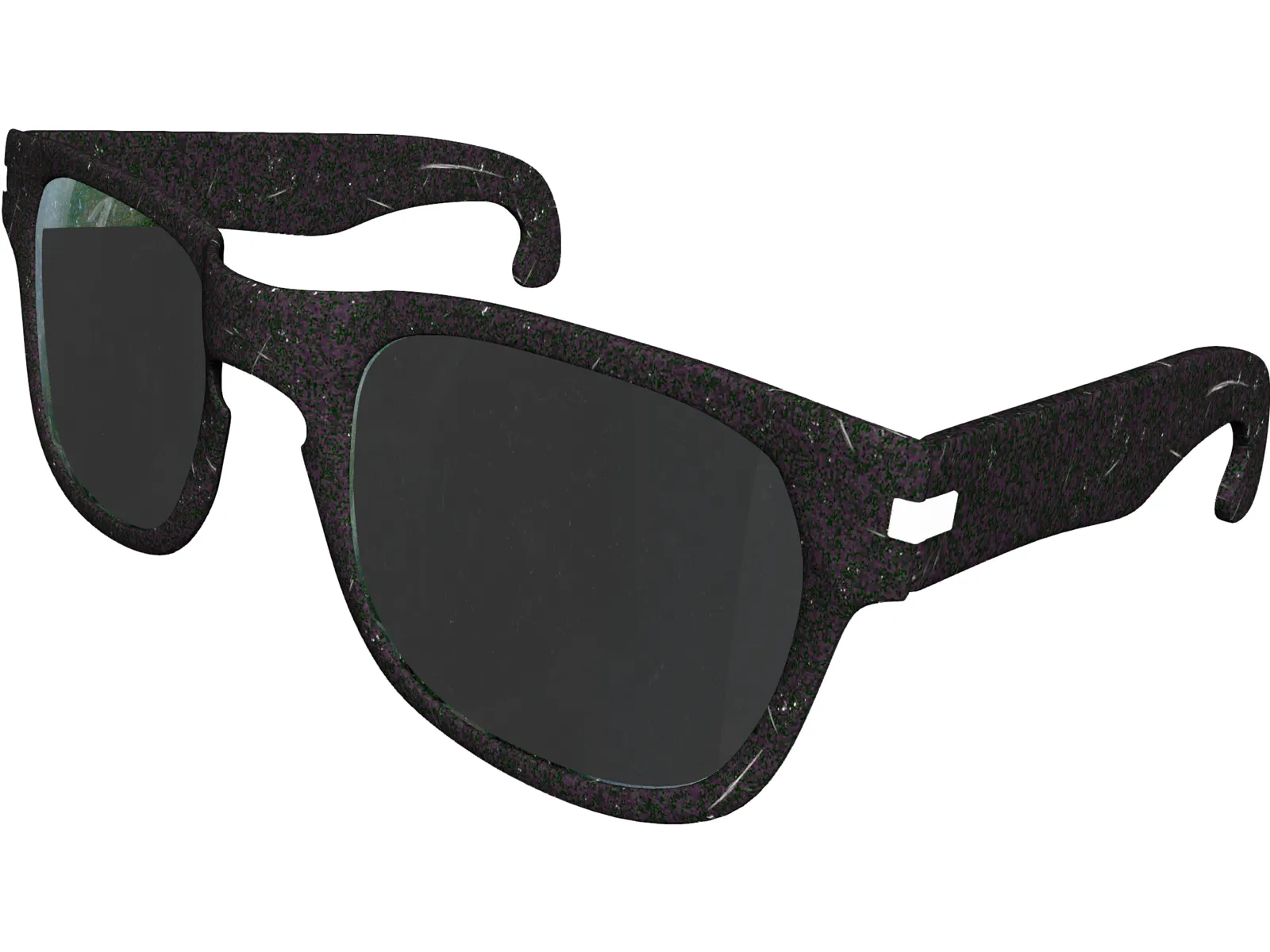 Rayban Sunglasses 3D Model main preview