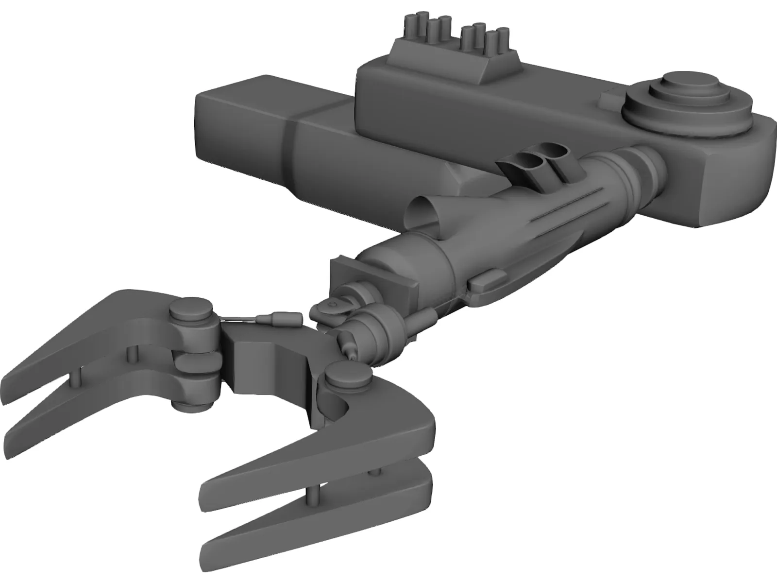 Robot Arm 3D Model main preview