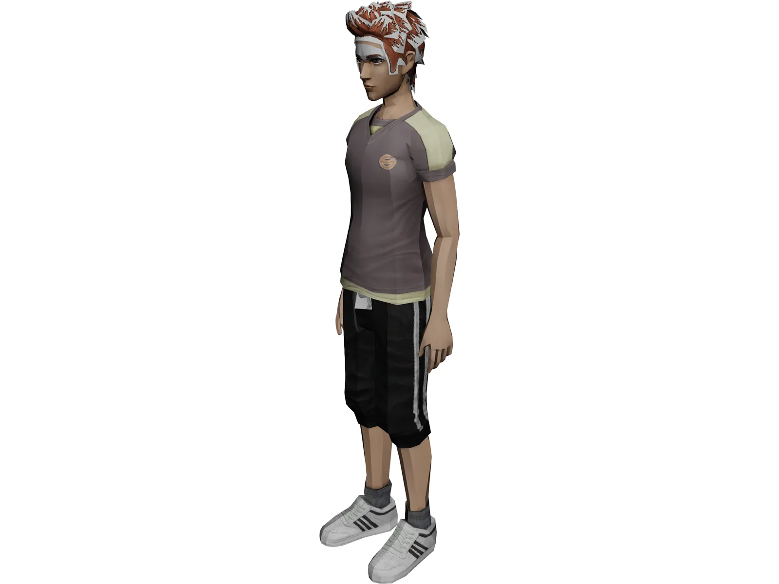 Boy 3D Model main preview